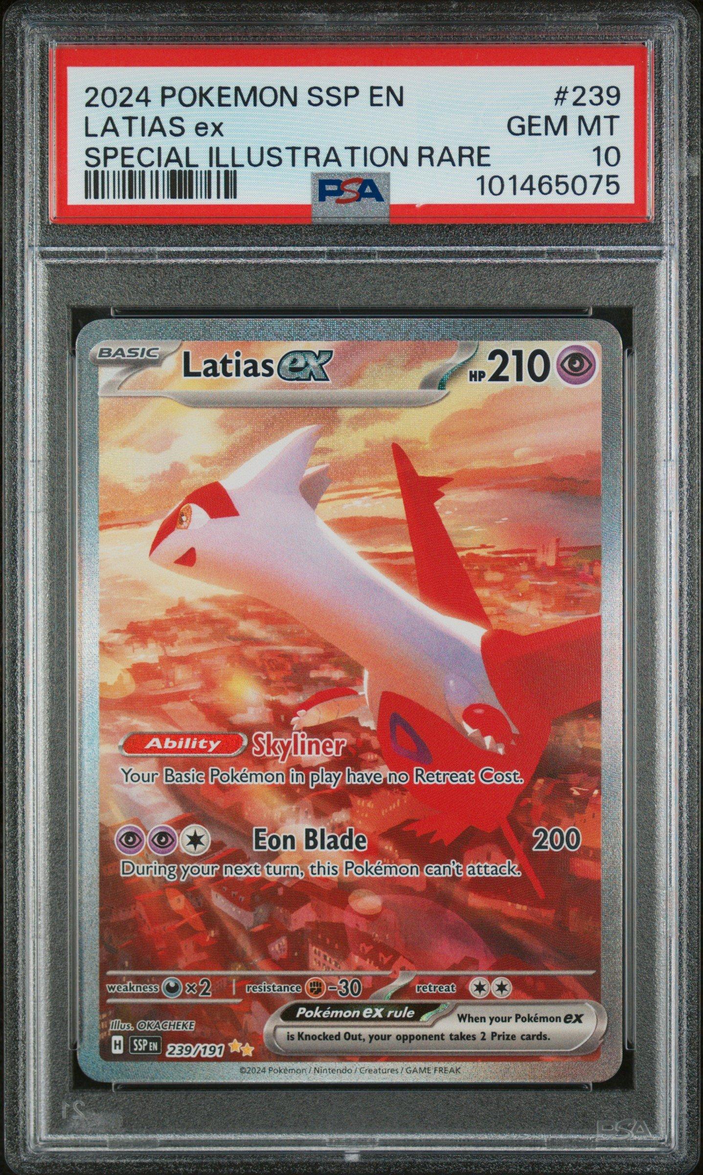 2024 Pokemon Ssp En-surging Sparks 239 Latias Ex Special