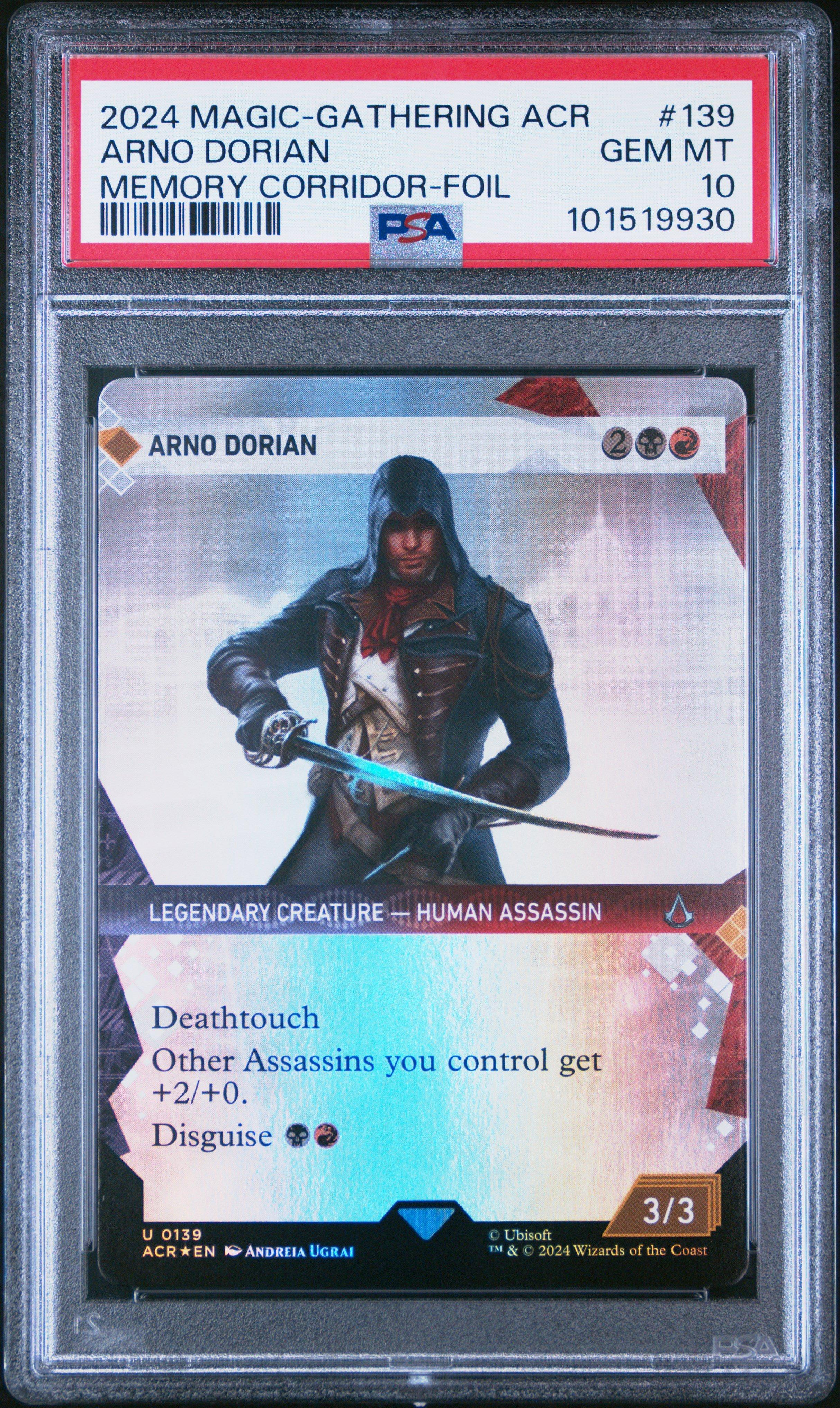 2024 Magic The Gathering Assassin's Creed 139 Arno Dorian Memory