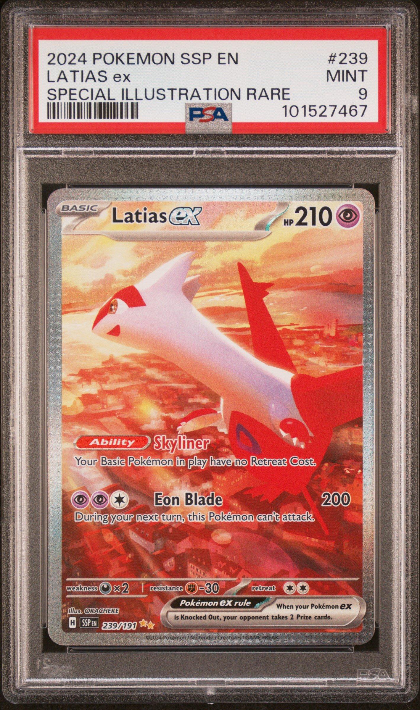 2024 Pokemon Ssp En-surging Sparks 239 Latias Ex Special