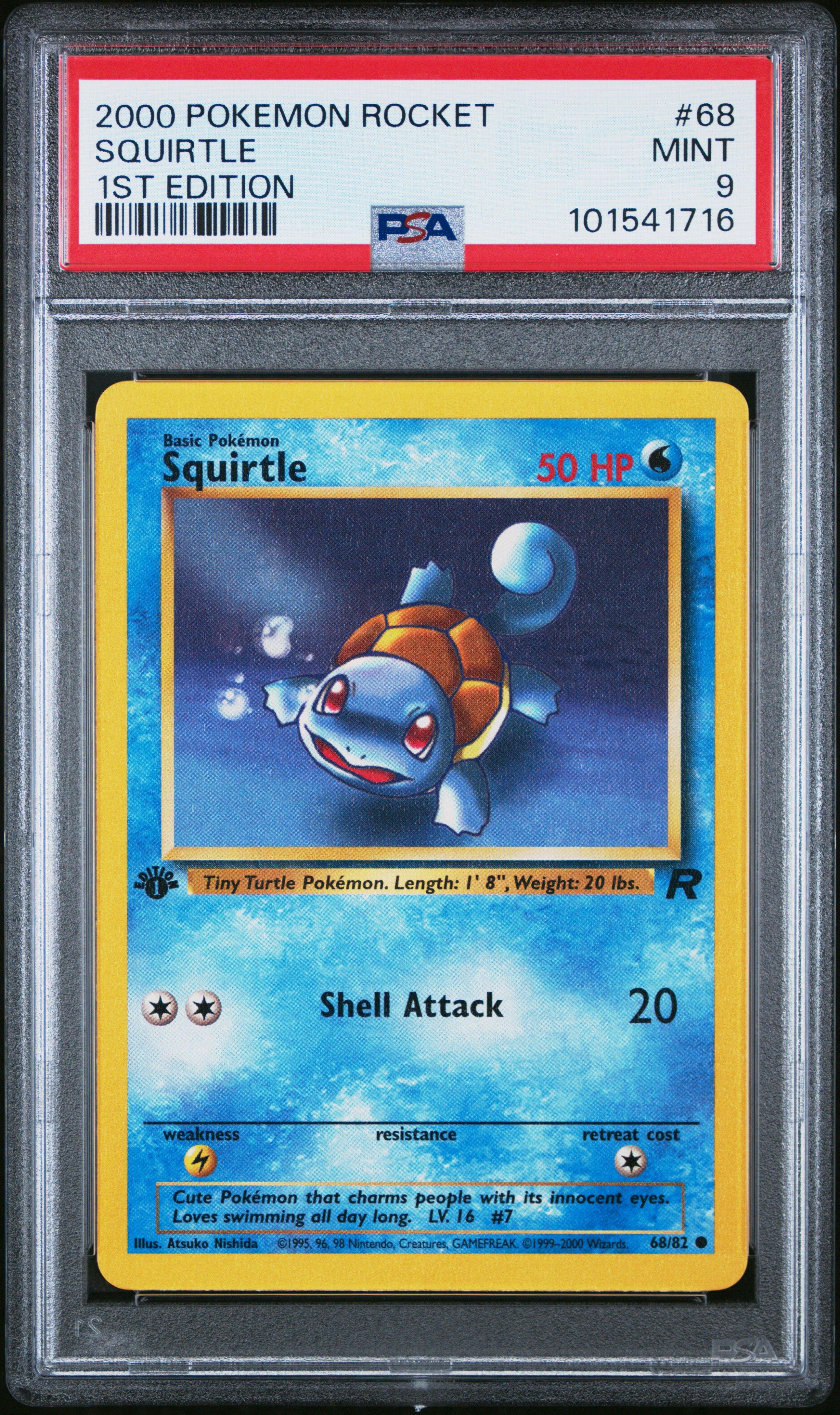 squirtle graded card Pokemon Graded: Squirtle CGC 10 main image 0