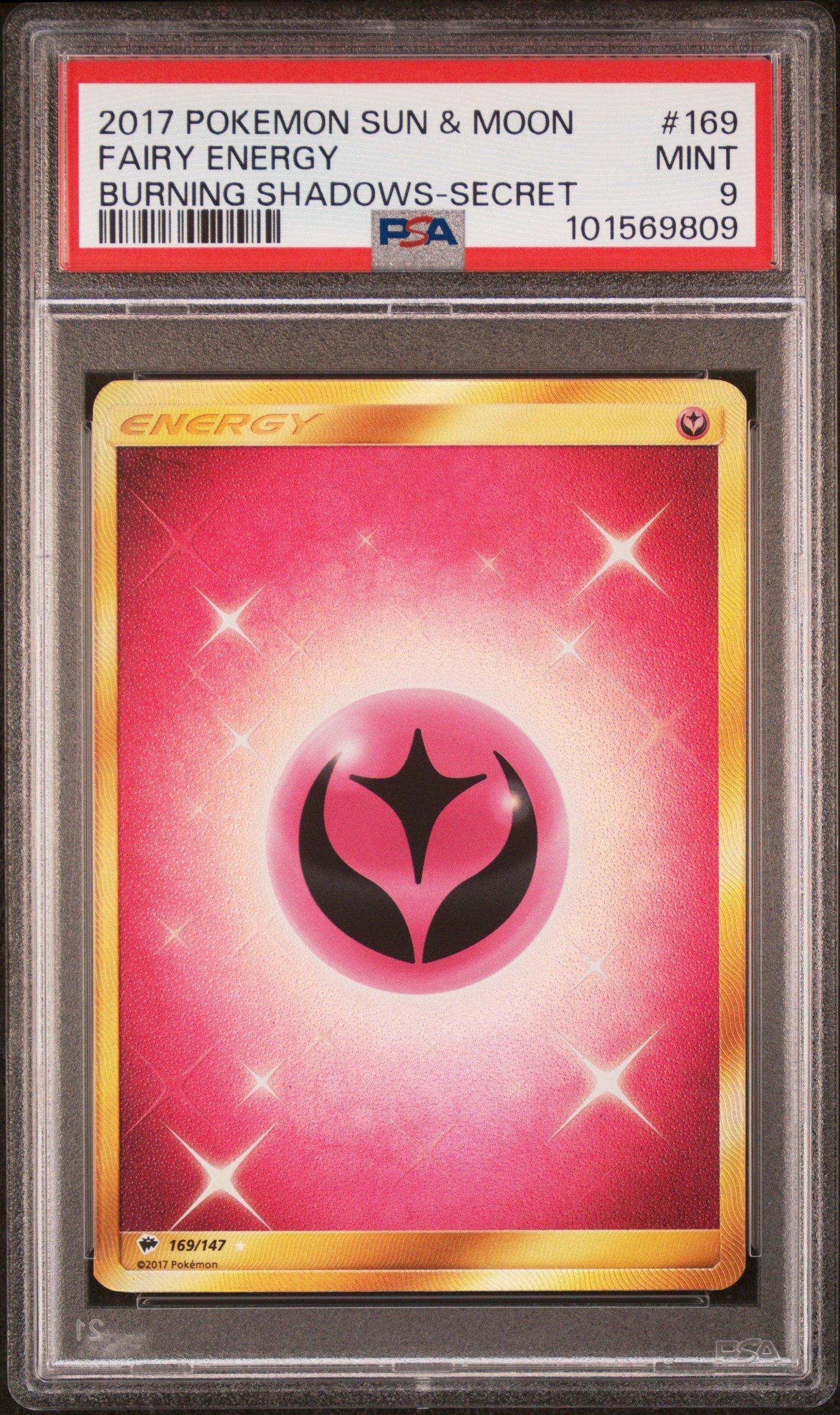2017 Pokemon Sun & Moon Burning Shadows 169 Fairy Energy Secret