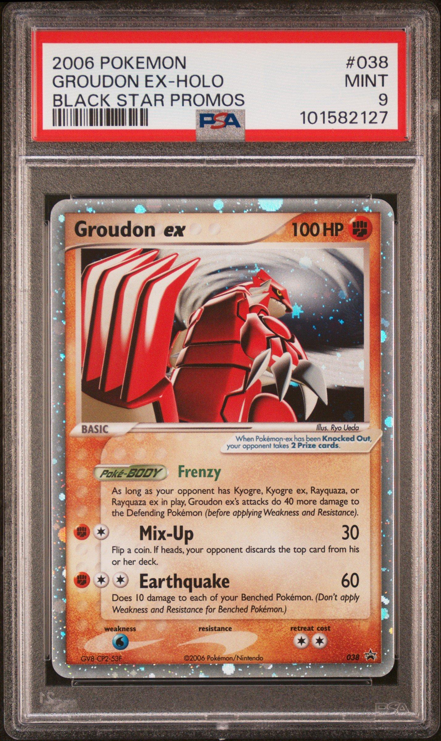 2006 Pokemon Black Star Promos 038 Groudon Ex-holo PSA 9 | GameStop