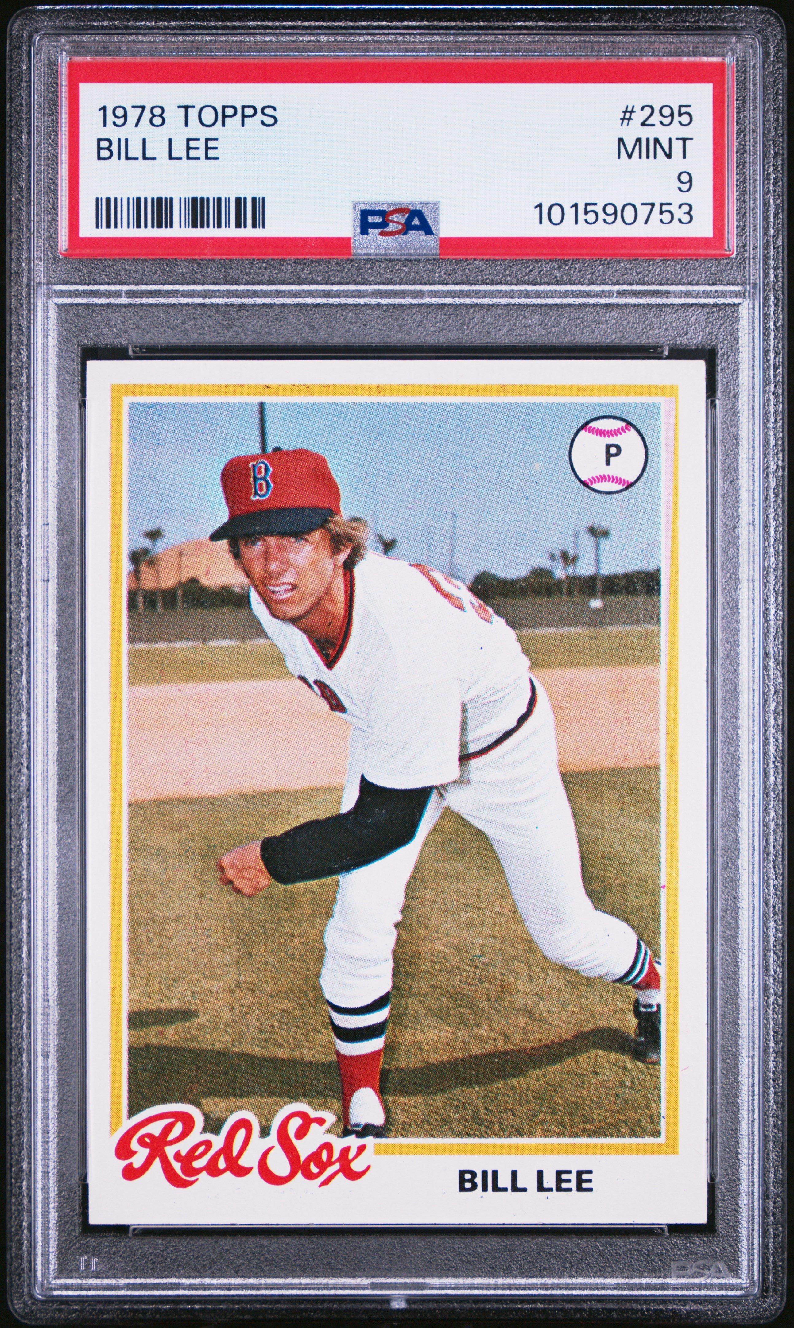 1978 Topps 295 Bill Lee PSA 9