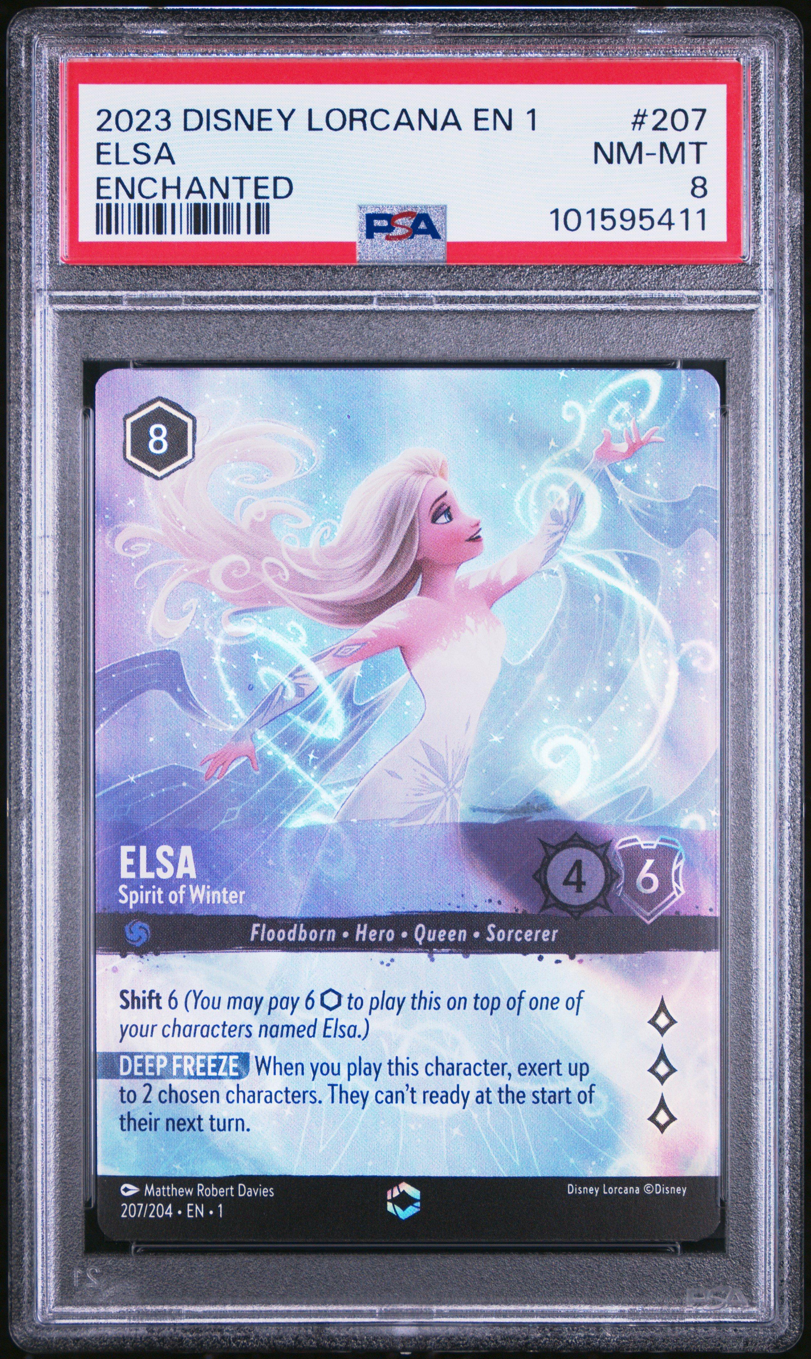 2023 Disney Lorcana En 1-the First Chapter 207 Elsa - Spirit Of