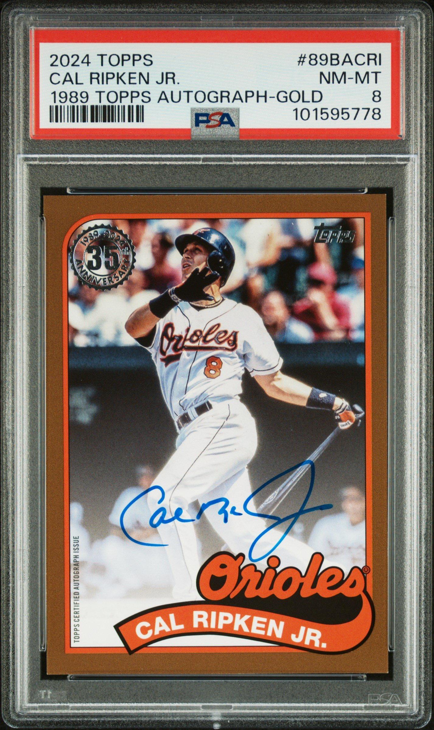 2024 Topps 1989 Topps Baseball Autographs 89bacri Cal Ripken Jr