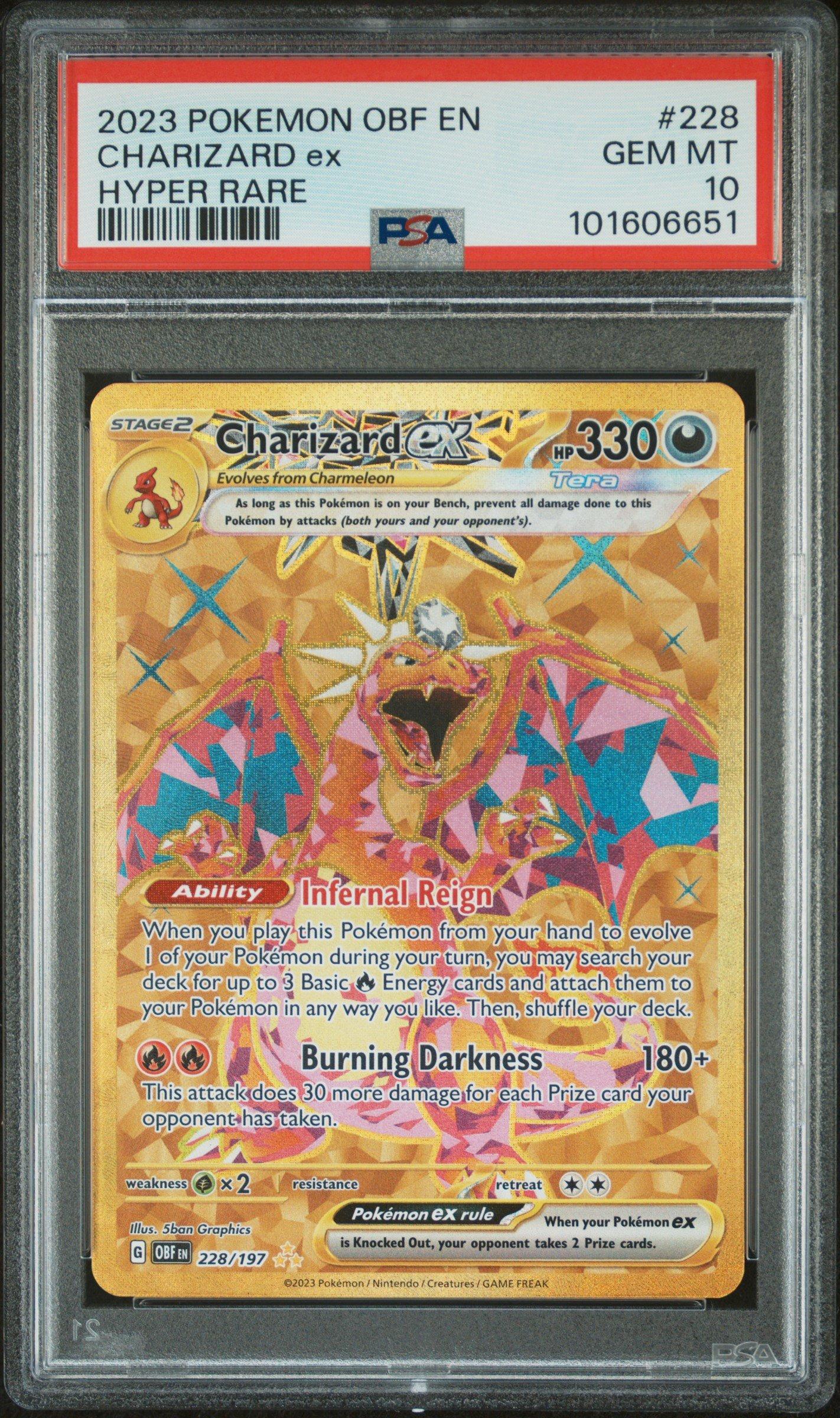 rare pokemon cards obsidian flames - Charizard ex 215/197 - - Ultra [metal] The Most Valuable Obsidian Flames