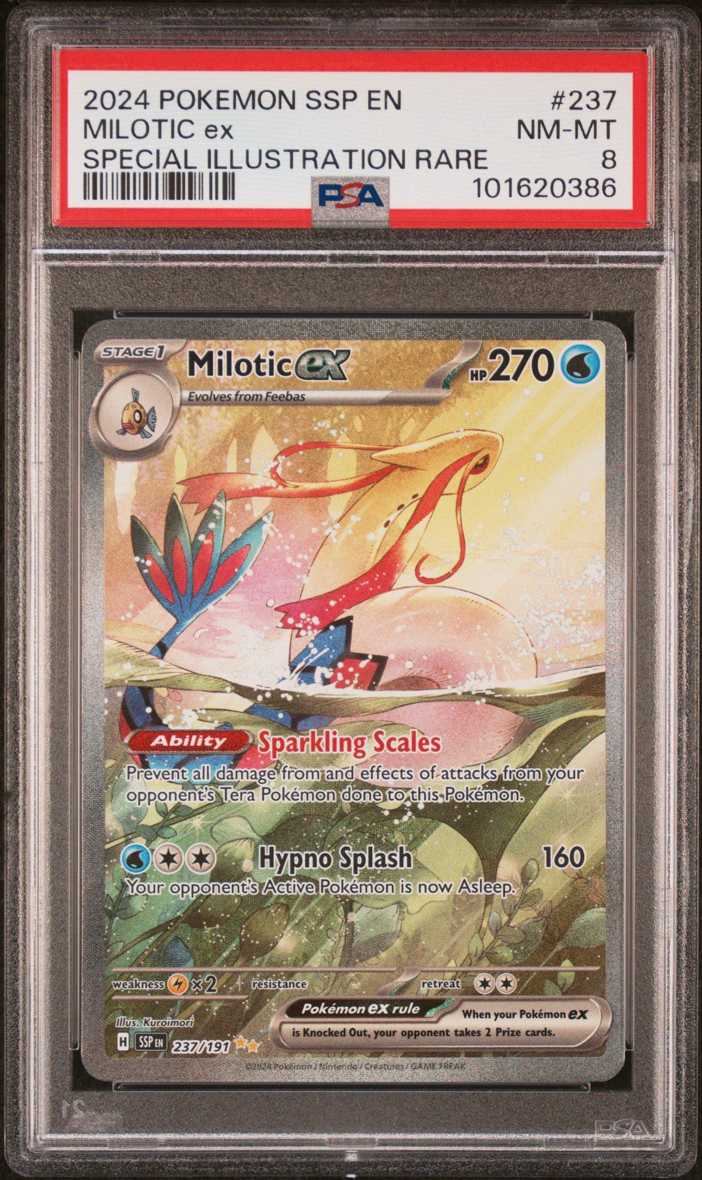 2024 Pokemon Ssp En-surging Sparks 237 Milotic Ex Special