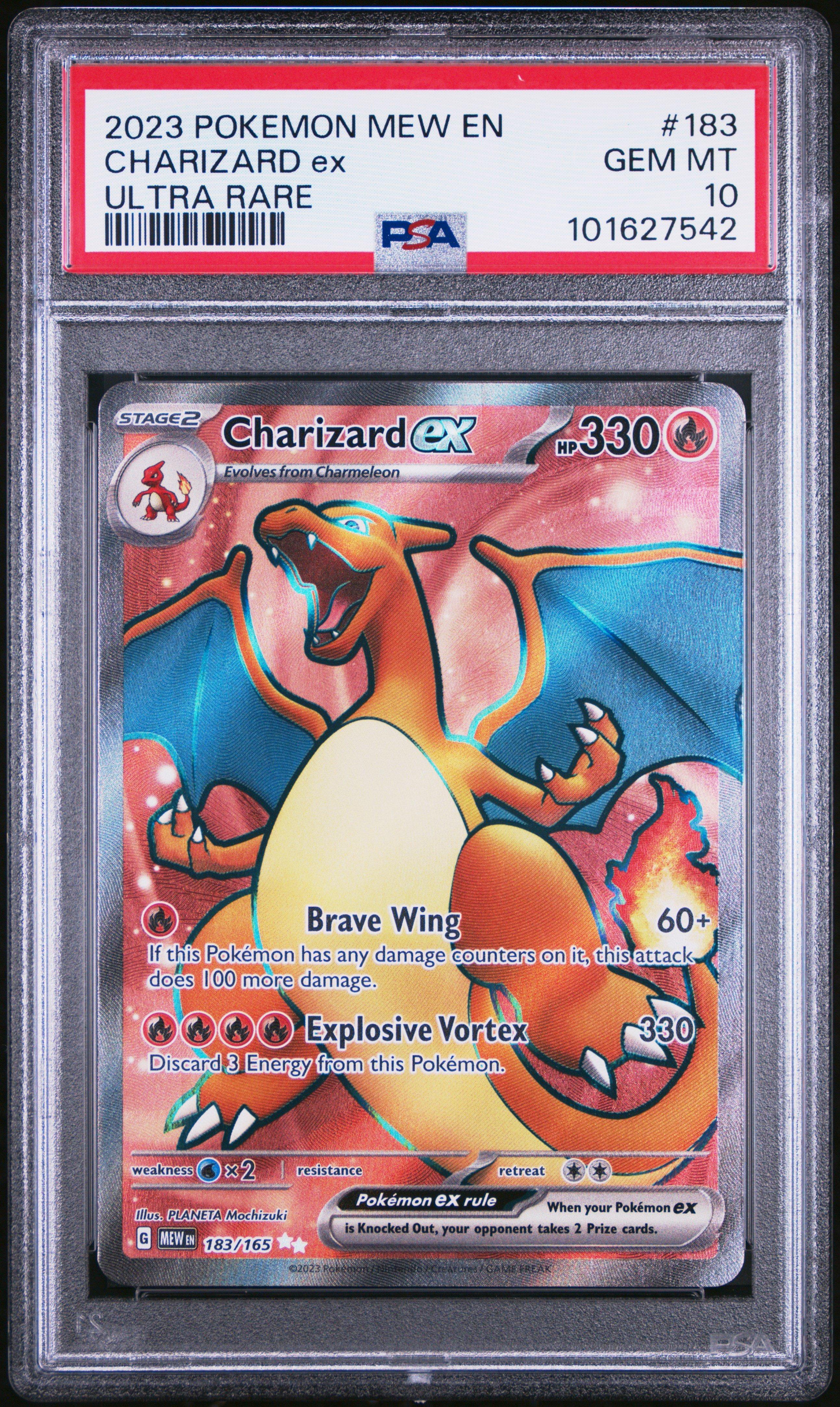 2023 Pokemon Mew En-151 183 Charizard Ex Ultra Rare PSA 10 | GameStop