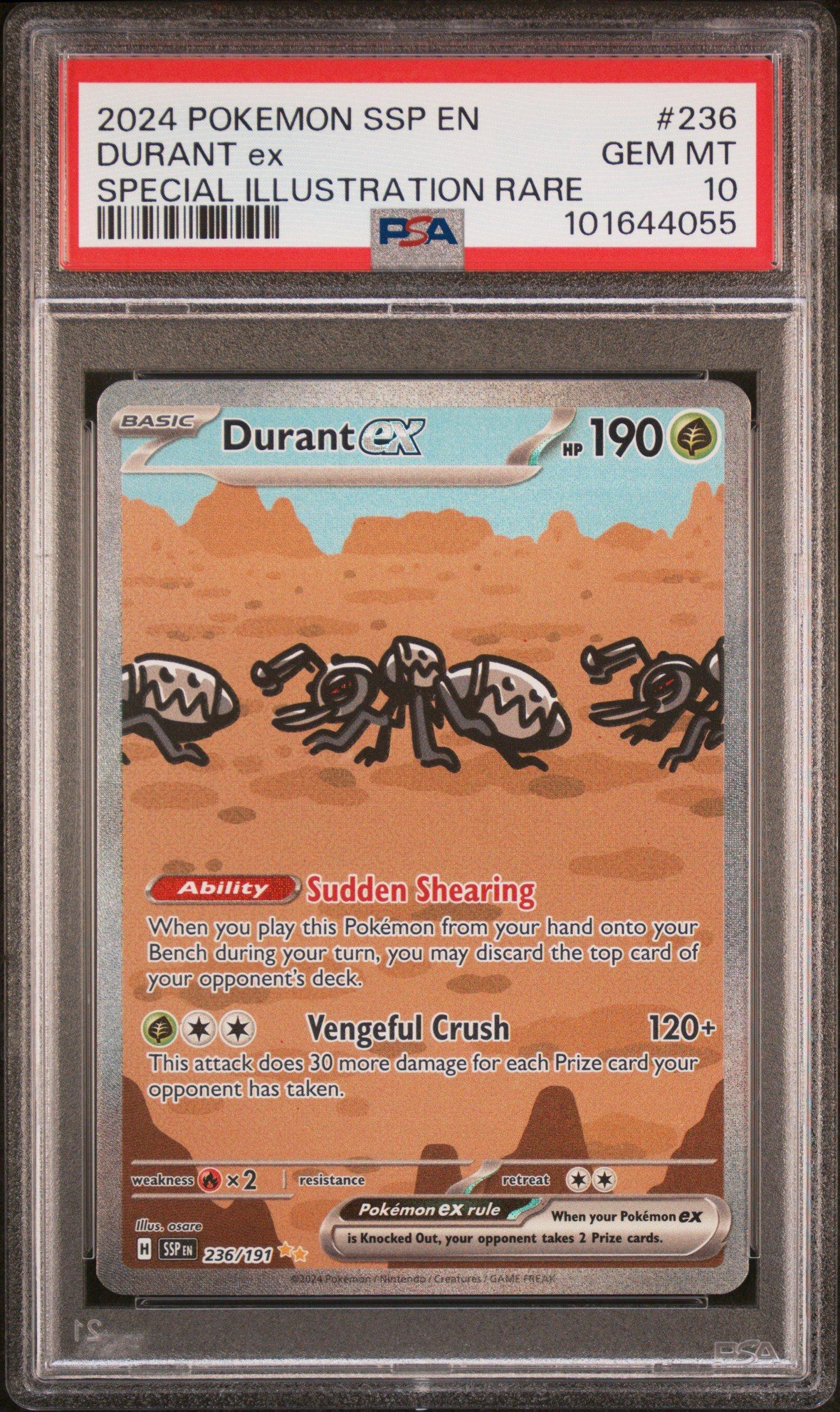 2024 Pokemon Ssp En-surging Sparks 236 Durant Ex Special