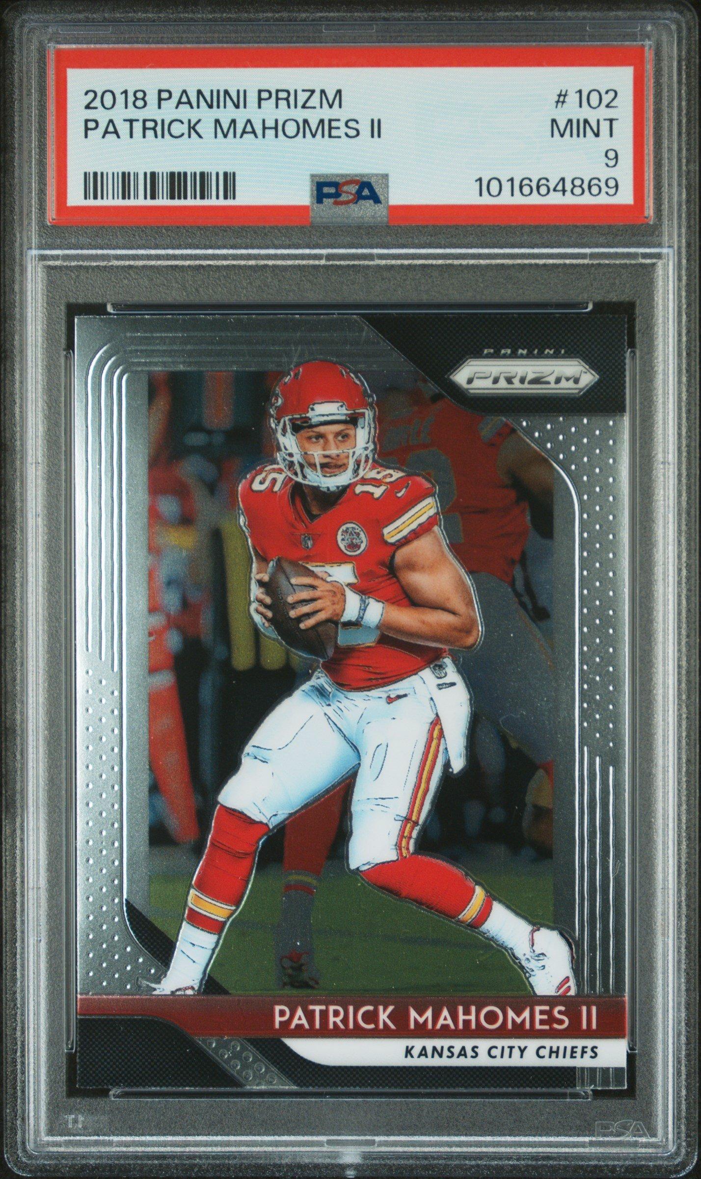 2018 Panini Prizm 102 Patrick Mahomes Ii PSA
