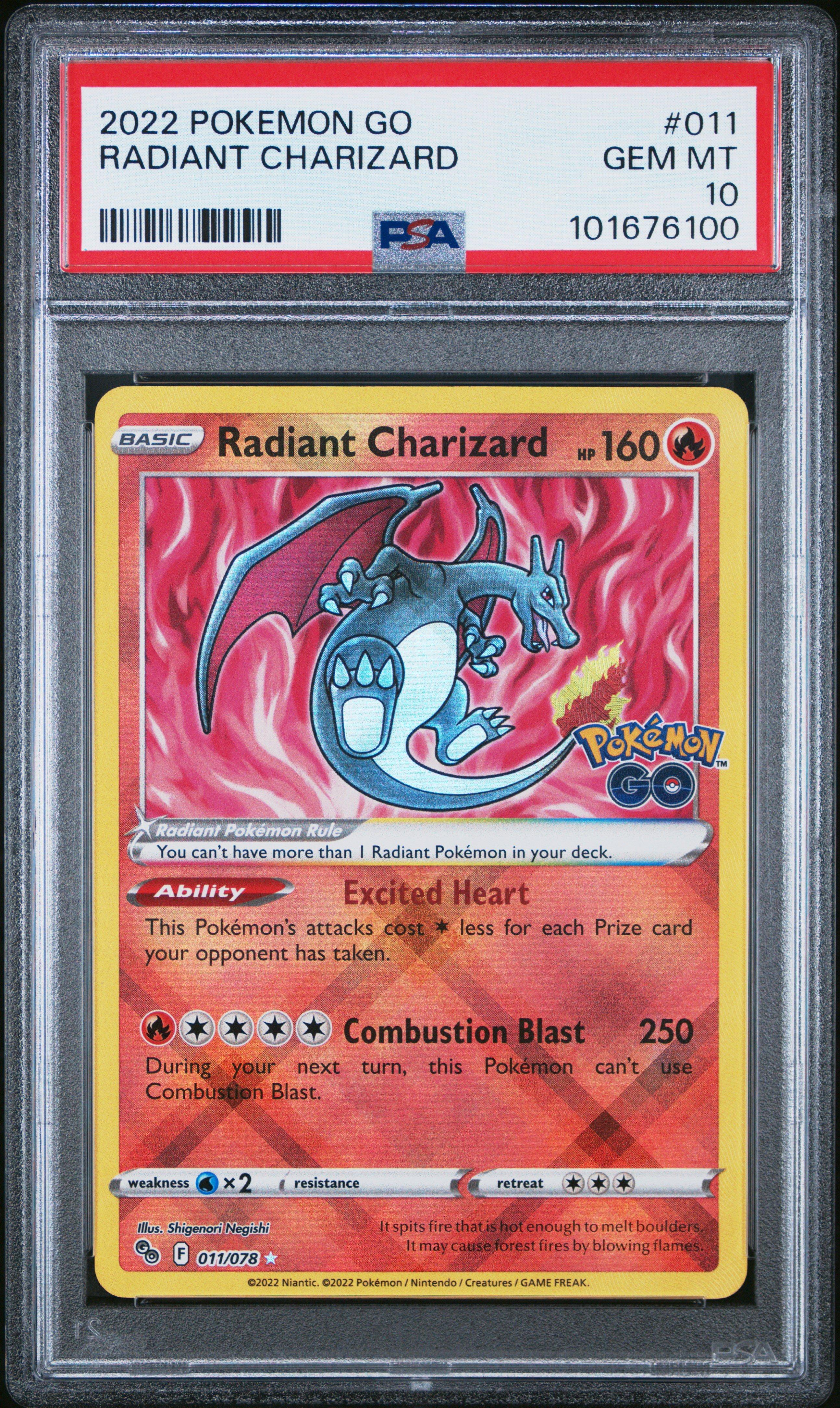 【★最高評価★PSA 】2022 ポケモンGO RADIANTカードセット 2022 Pokemon Radiant Charizard Pokemon Go 011/078 PSA 9 MINT | eBay