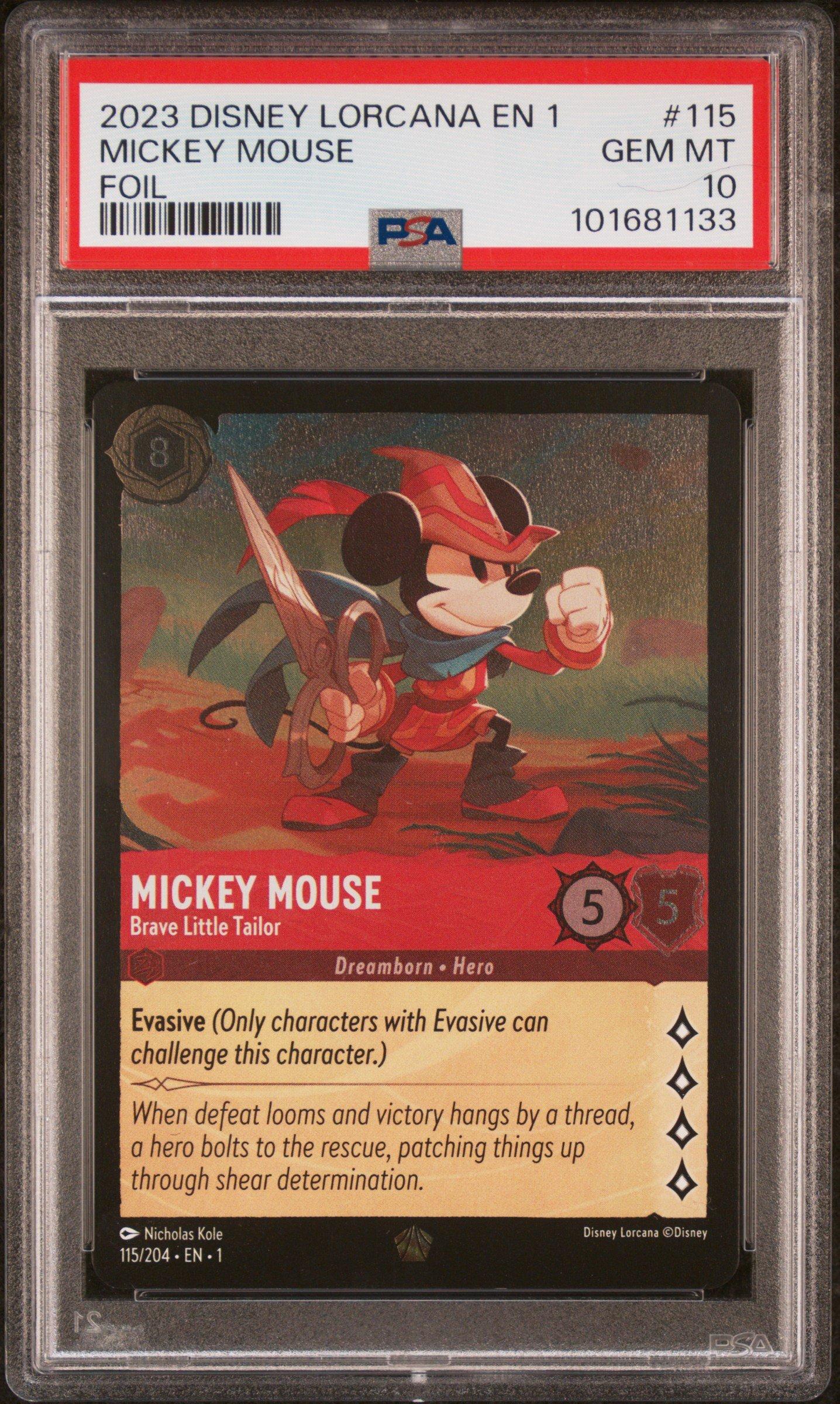 2023 Disney Lorcana En 1-the First Chapter 115 Mickey Mouse