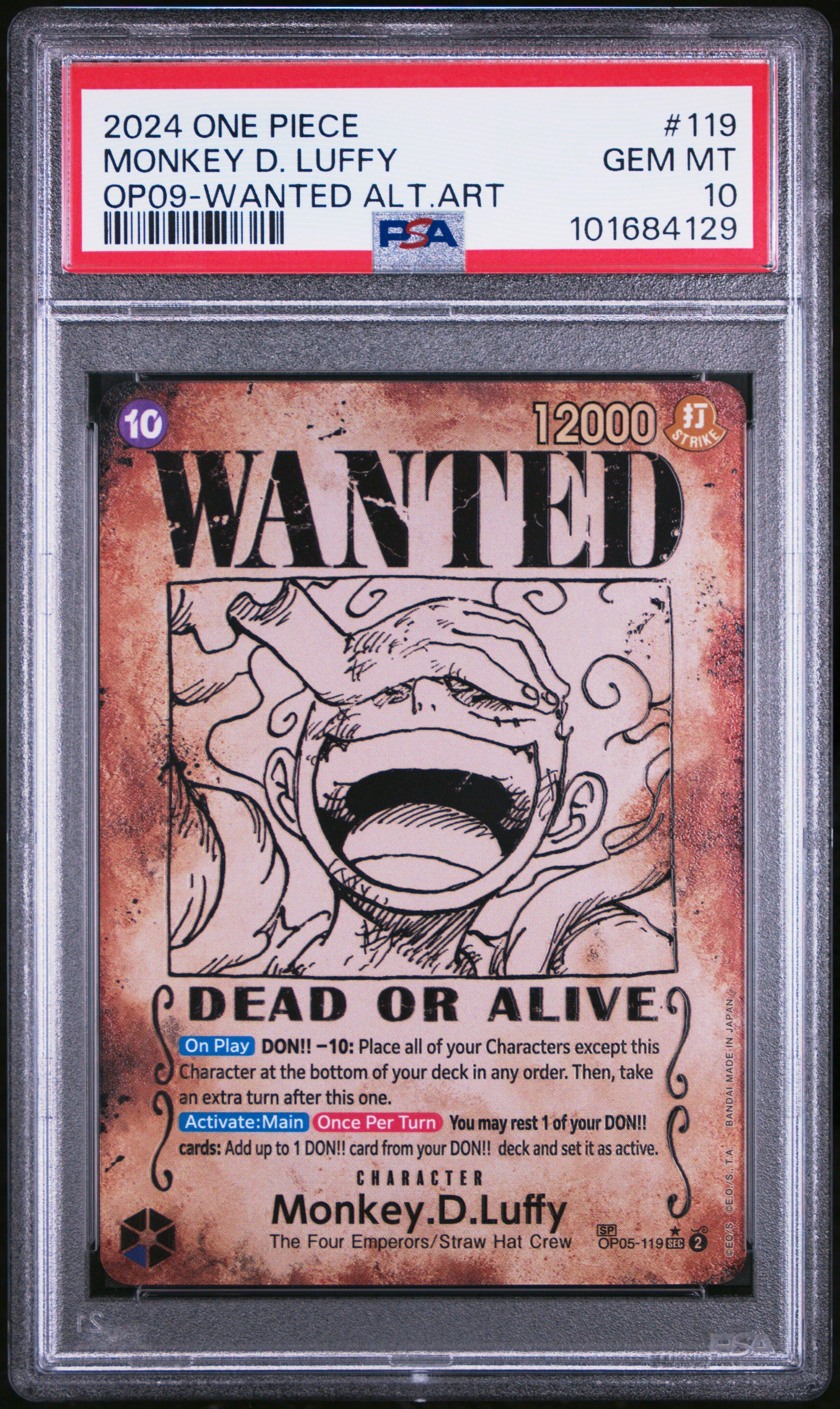 2024 One Piece Op09-emperors In The New World 119 Monkey D. Luffy