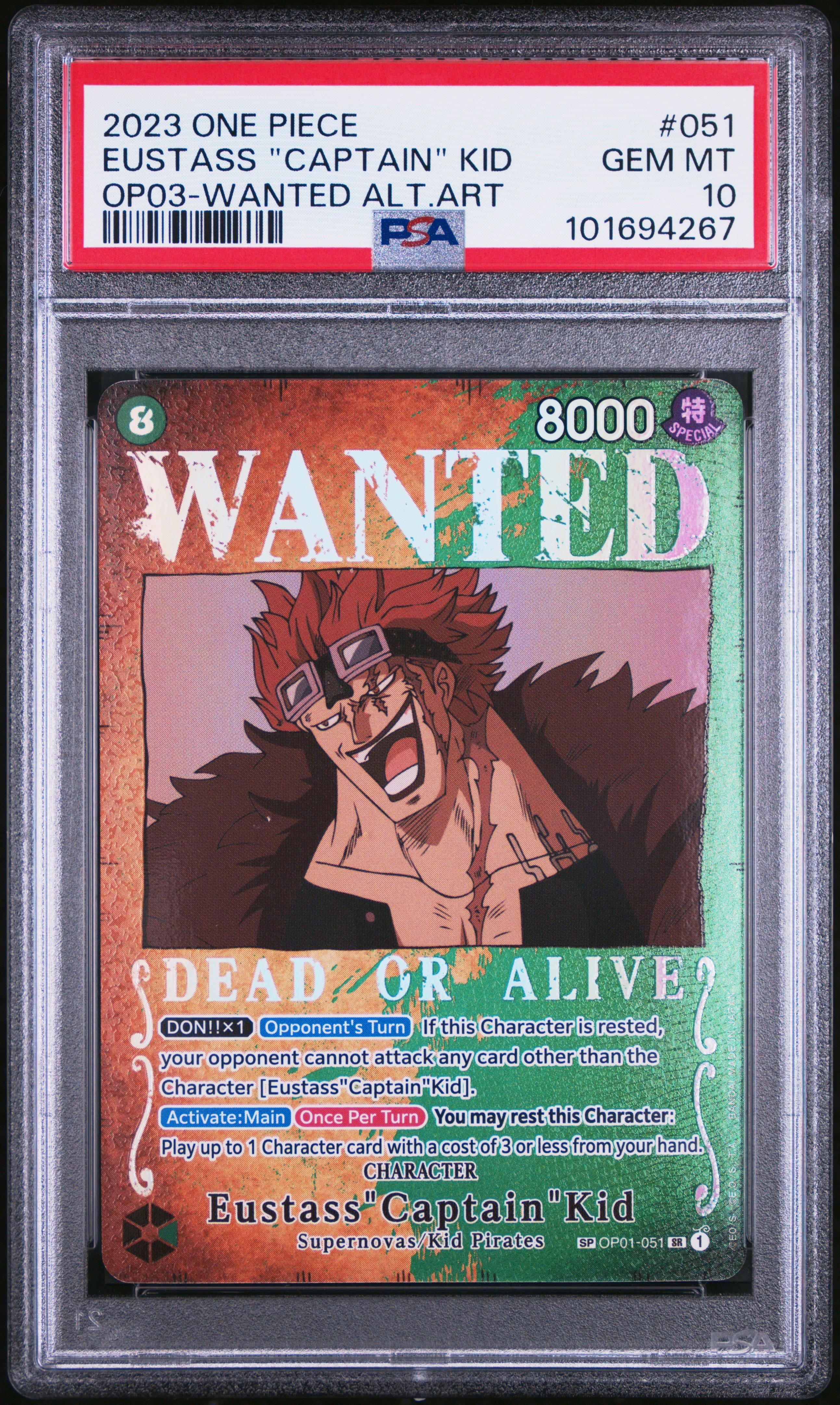 2023 One Piece Op03-pillars Of Strength 051 Eustass 