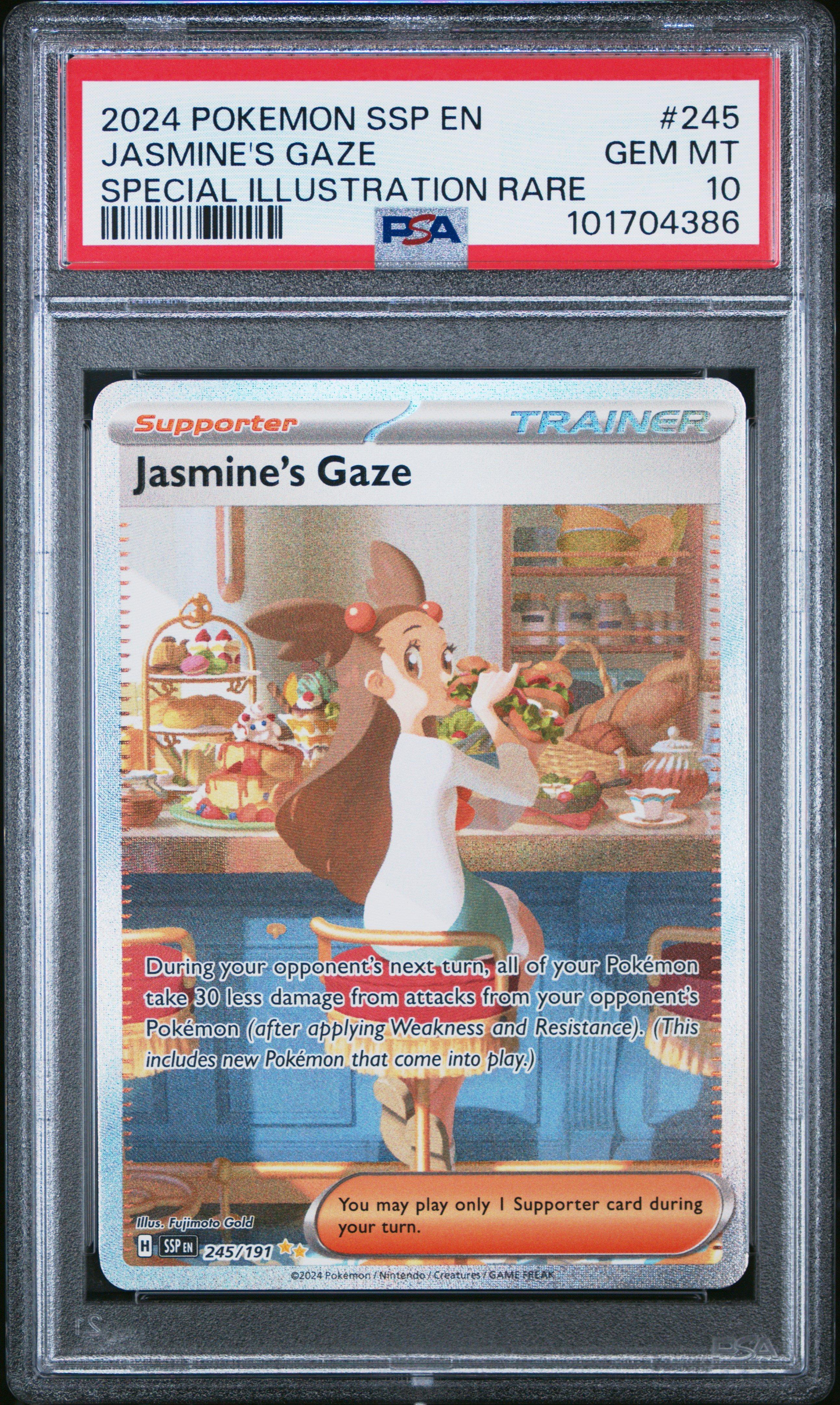 2024 Pokemon Ssp En-surging Sparks 245 Jasmine's Gaze