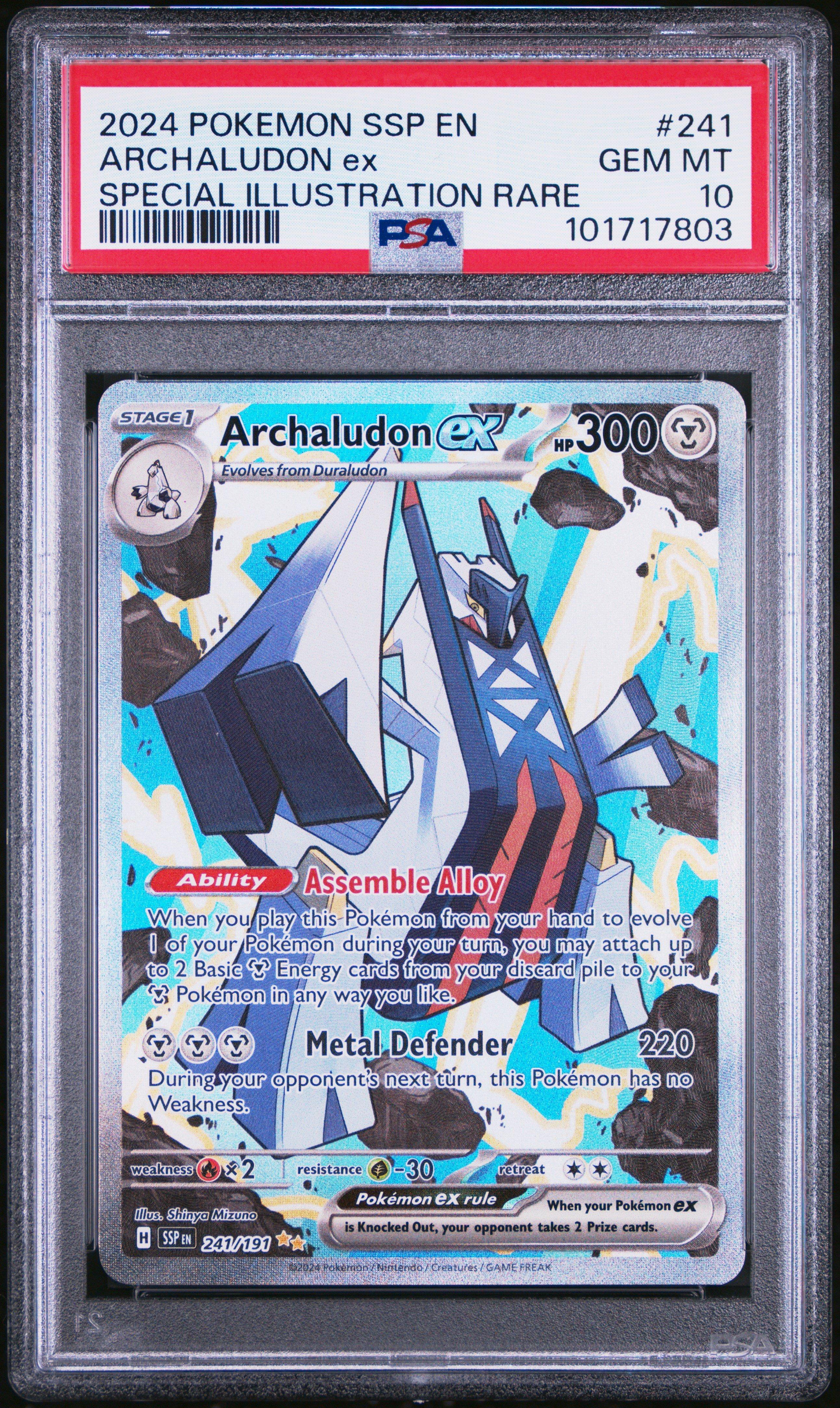 2024 Pokemon Ssp En-surging Sparks 241 Archaludon Ex Special