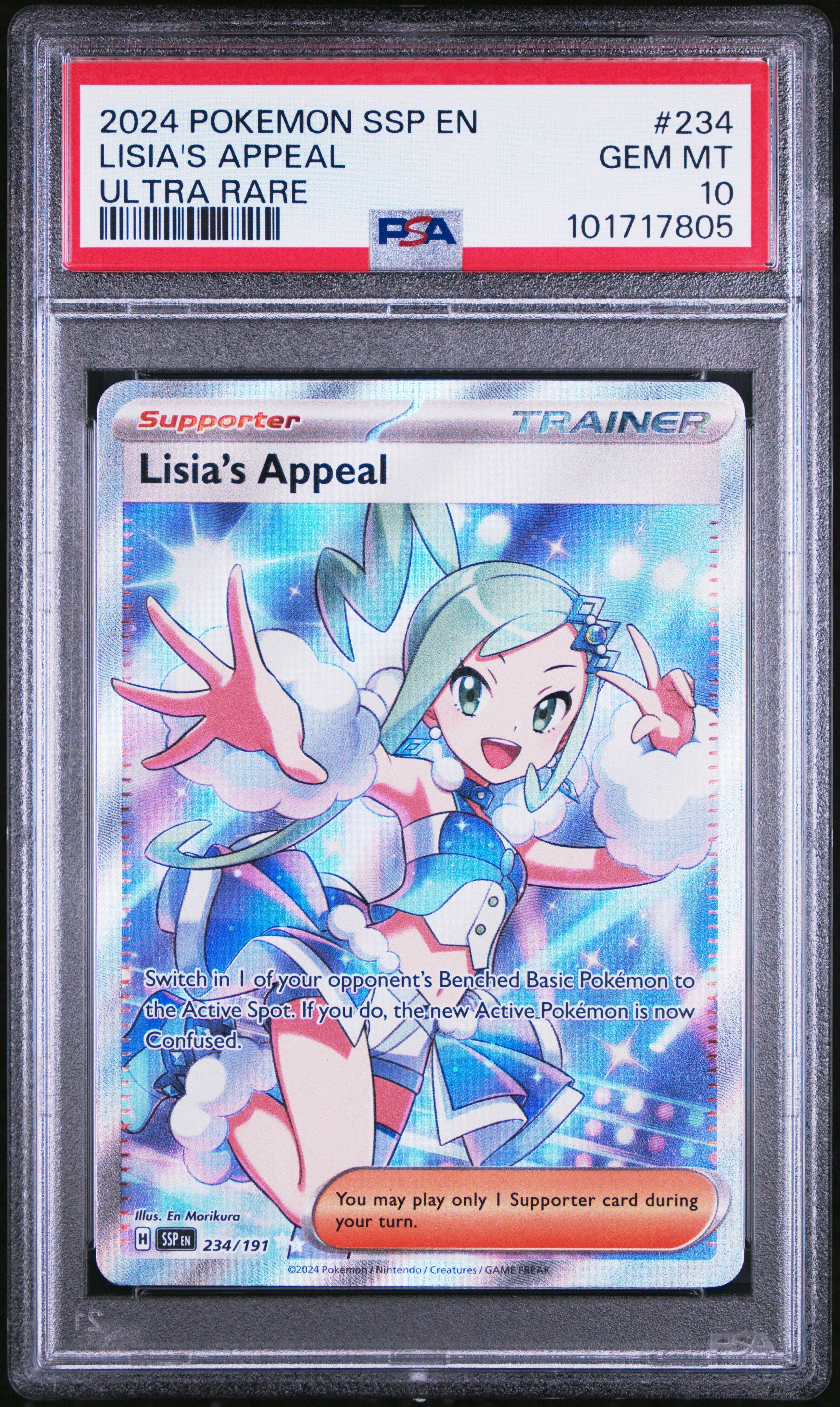 2024 Pokemon Ssp En-surging Sparks 234 Lisia's Appeal Ultra Rare