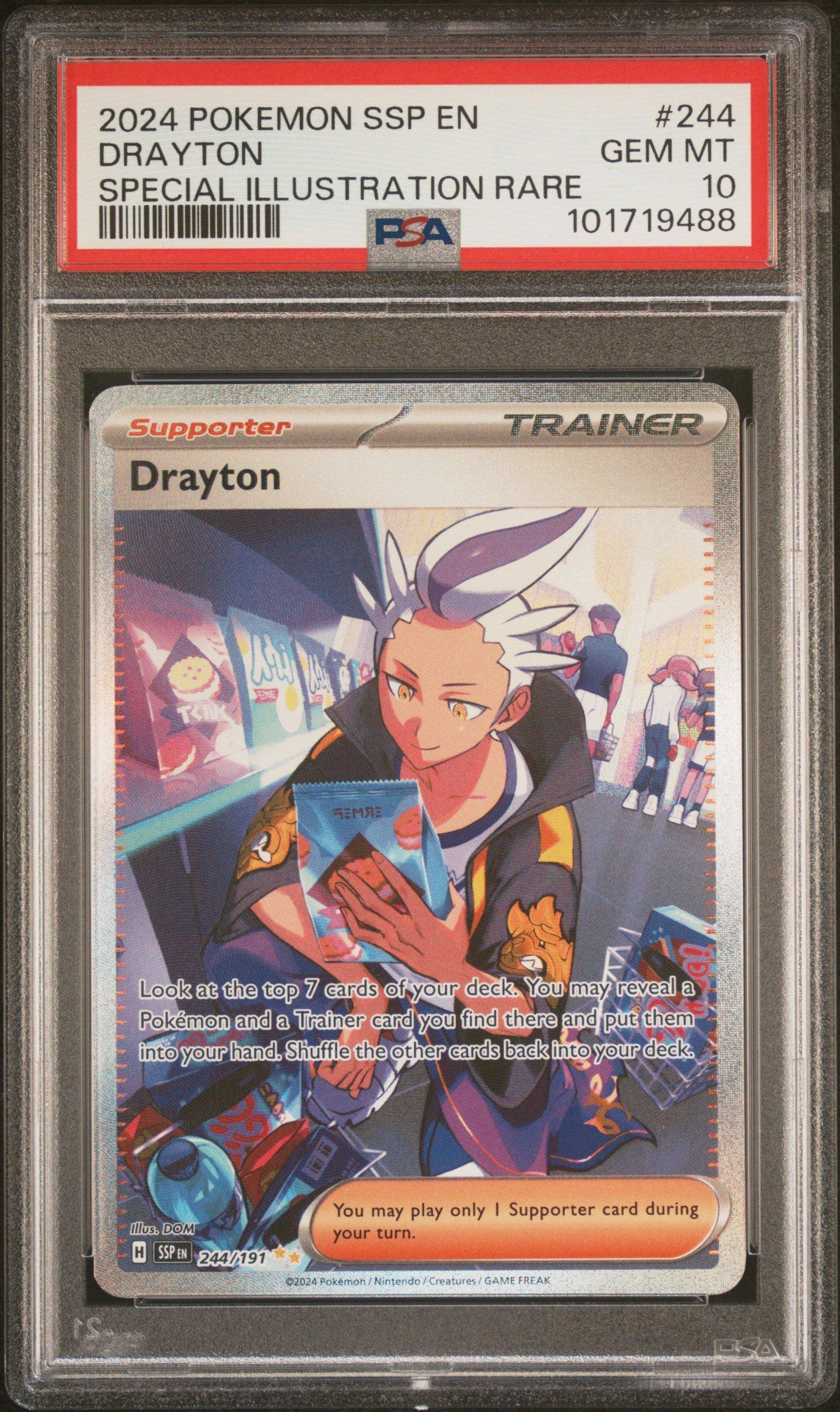 2024 Pokemon Ssp En-surging Sparks 244 Drayton Special