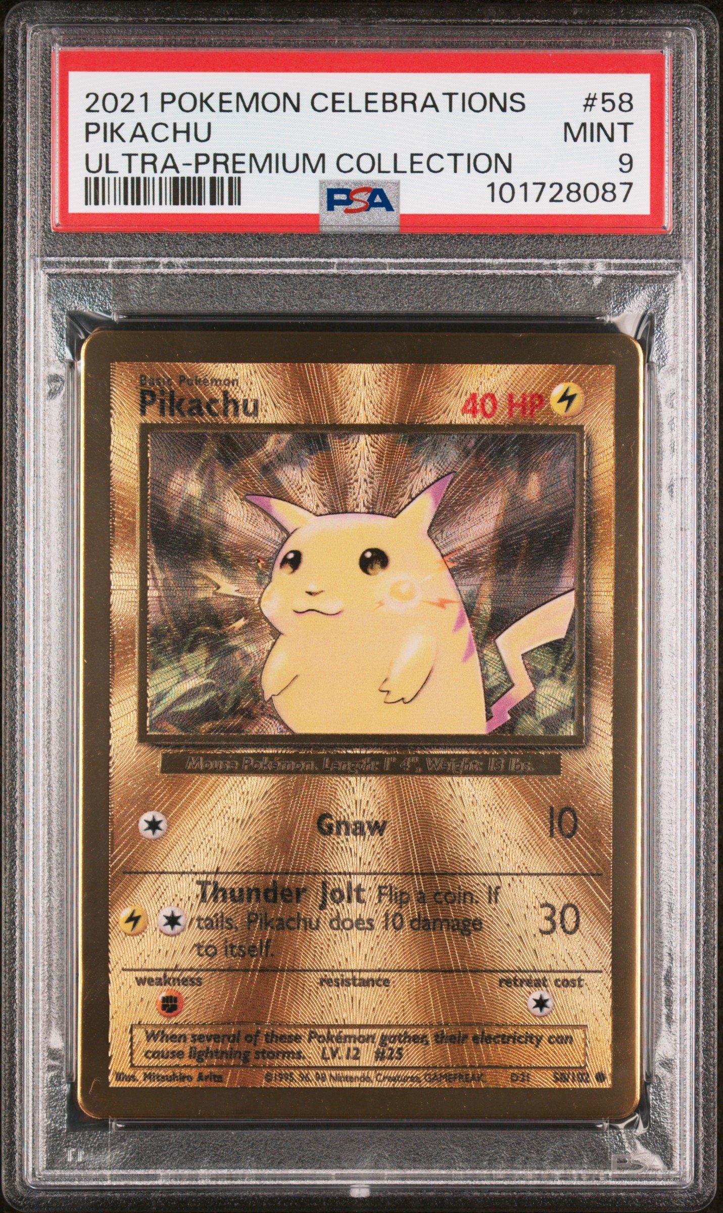 2021 Pokémon Celebrations ピカチュウ #58 2021 Pokemon Celebrations Ultra-premium Collection 58 Pikachu PSA