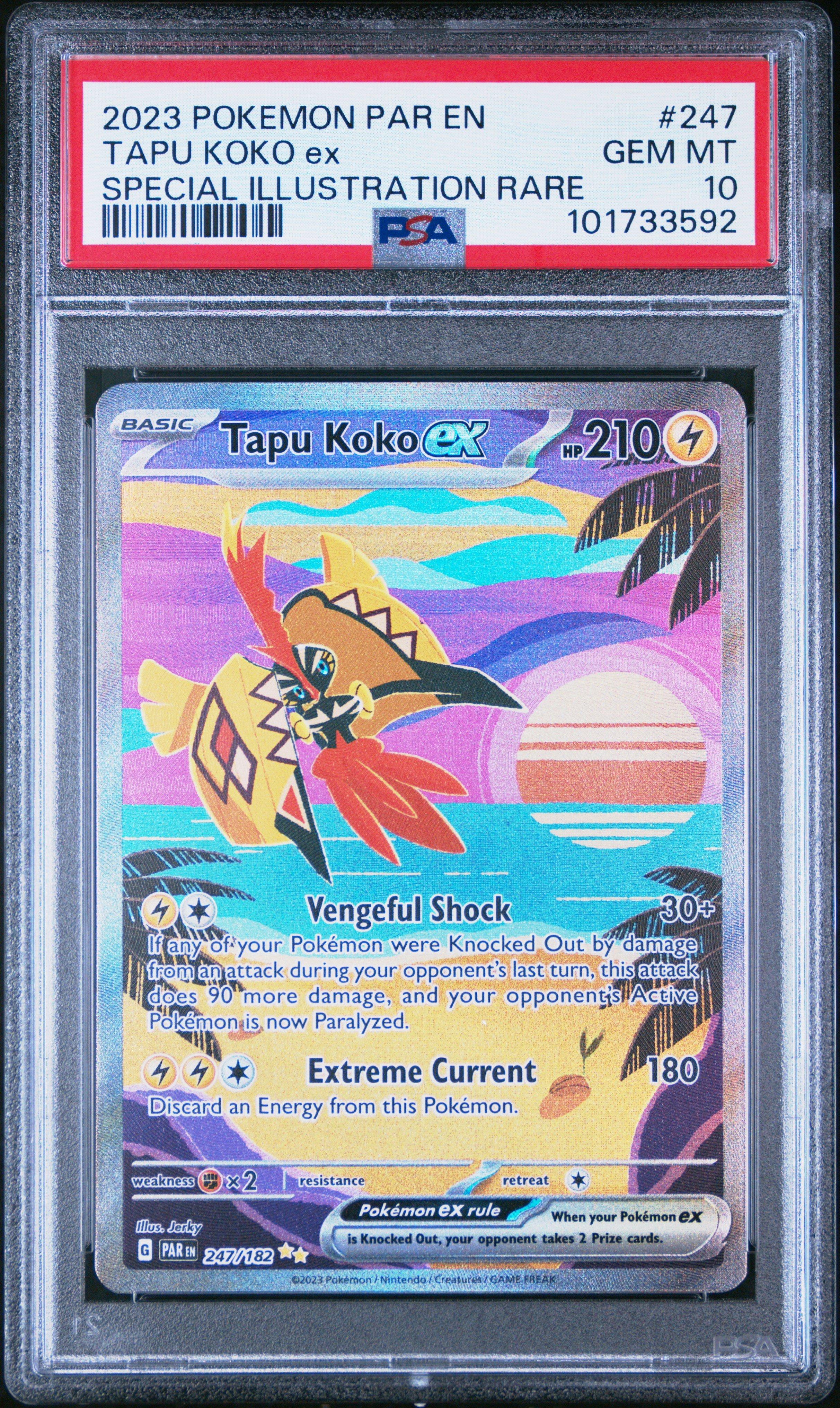 2023 Pokemon Par En-paradox Rift 247 Tapu Koko Ex Special