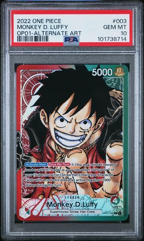 2022 One Piece Op01-romance Dawn 120 Shanks Manga Alternate