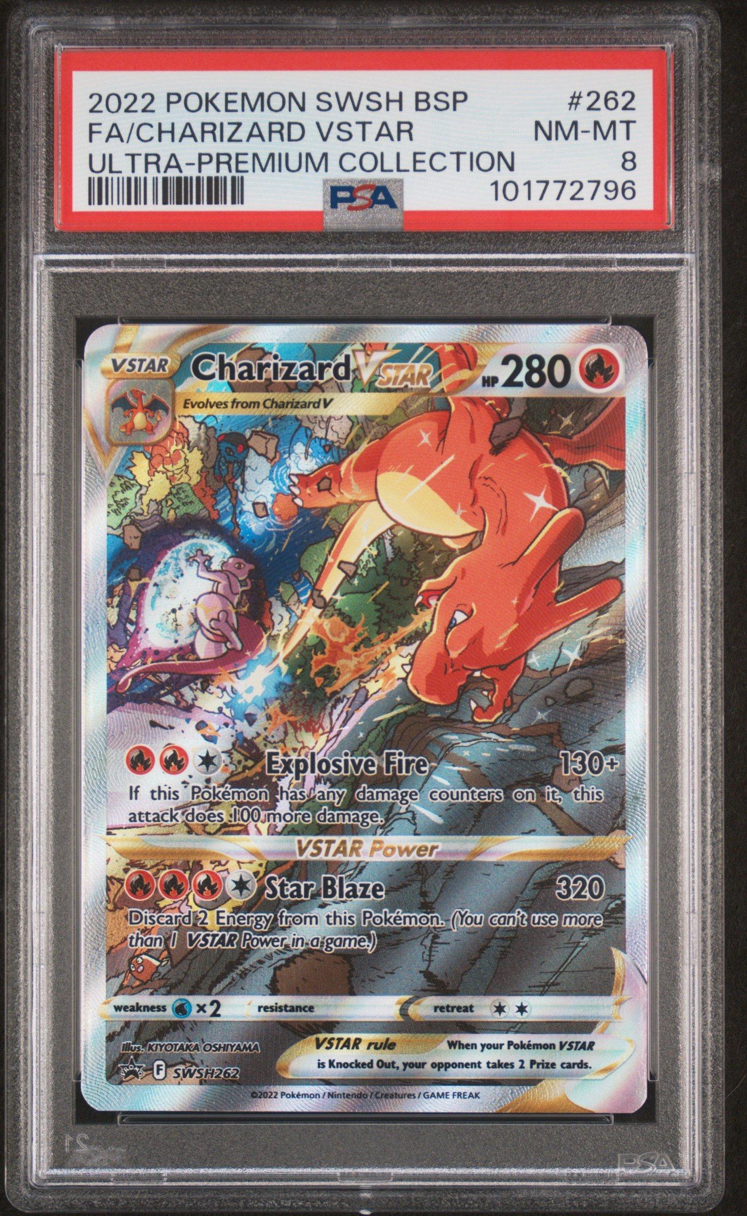 2022 Pokemon Swsh Black Star Promo 262 Full Art/charizard Vstar Sword & Shield Ultra-premium Collection-charizard PSA