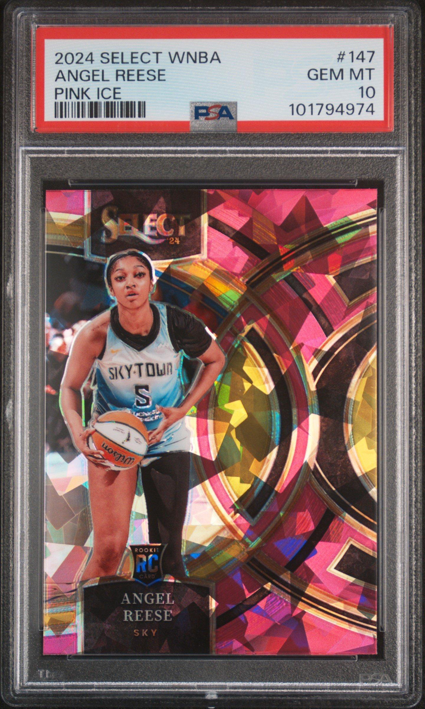 2024 Panini Select Wnba 147 Angel Reese Ice PSA 10