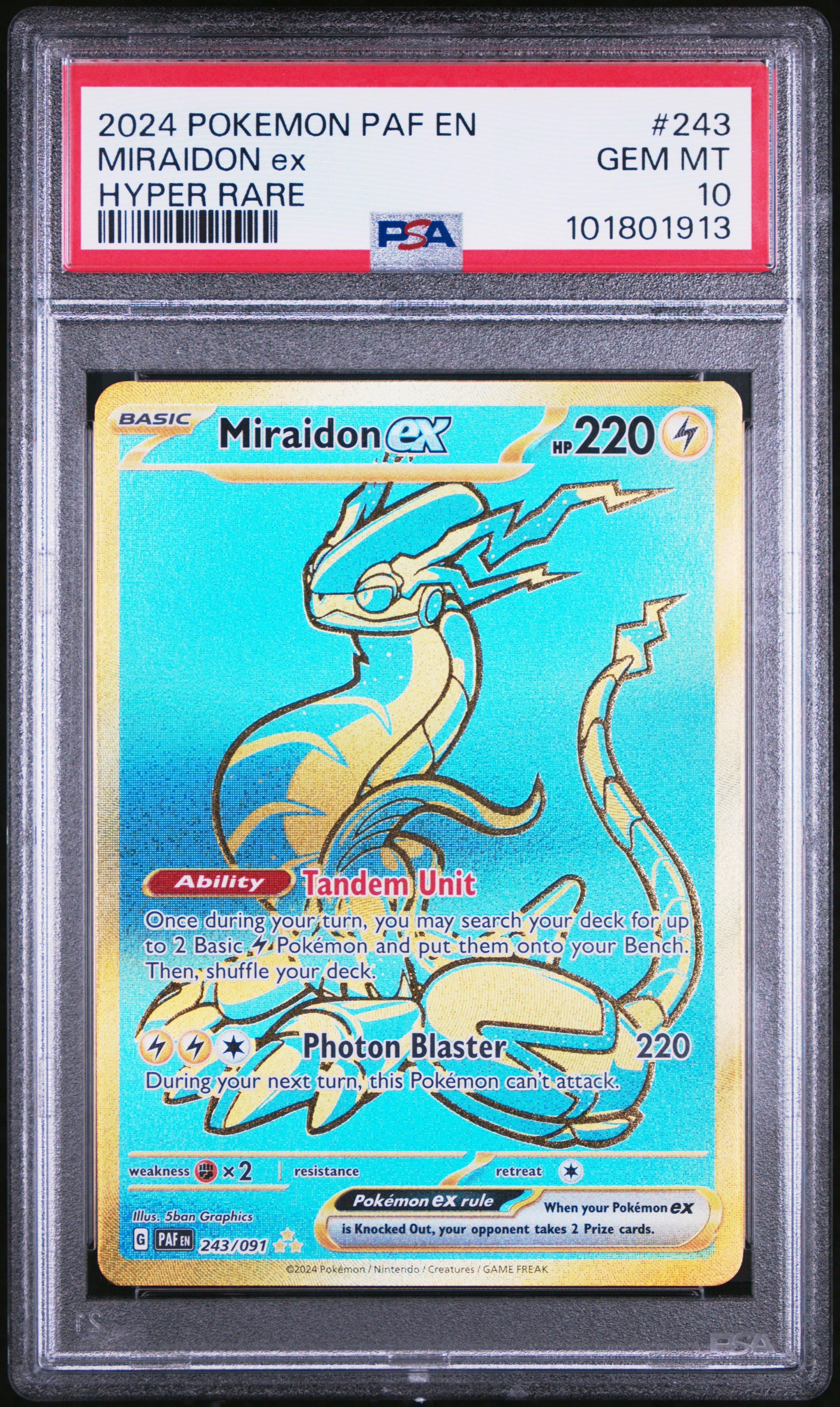 espeon ex pokemon card Espeon ex Pokemon Prismatic Evolutions Special Illustration Rare #155 PSA 8 main image 1