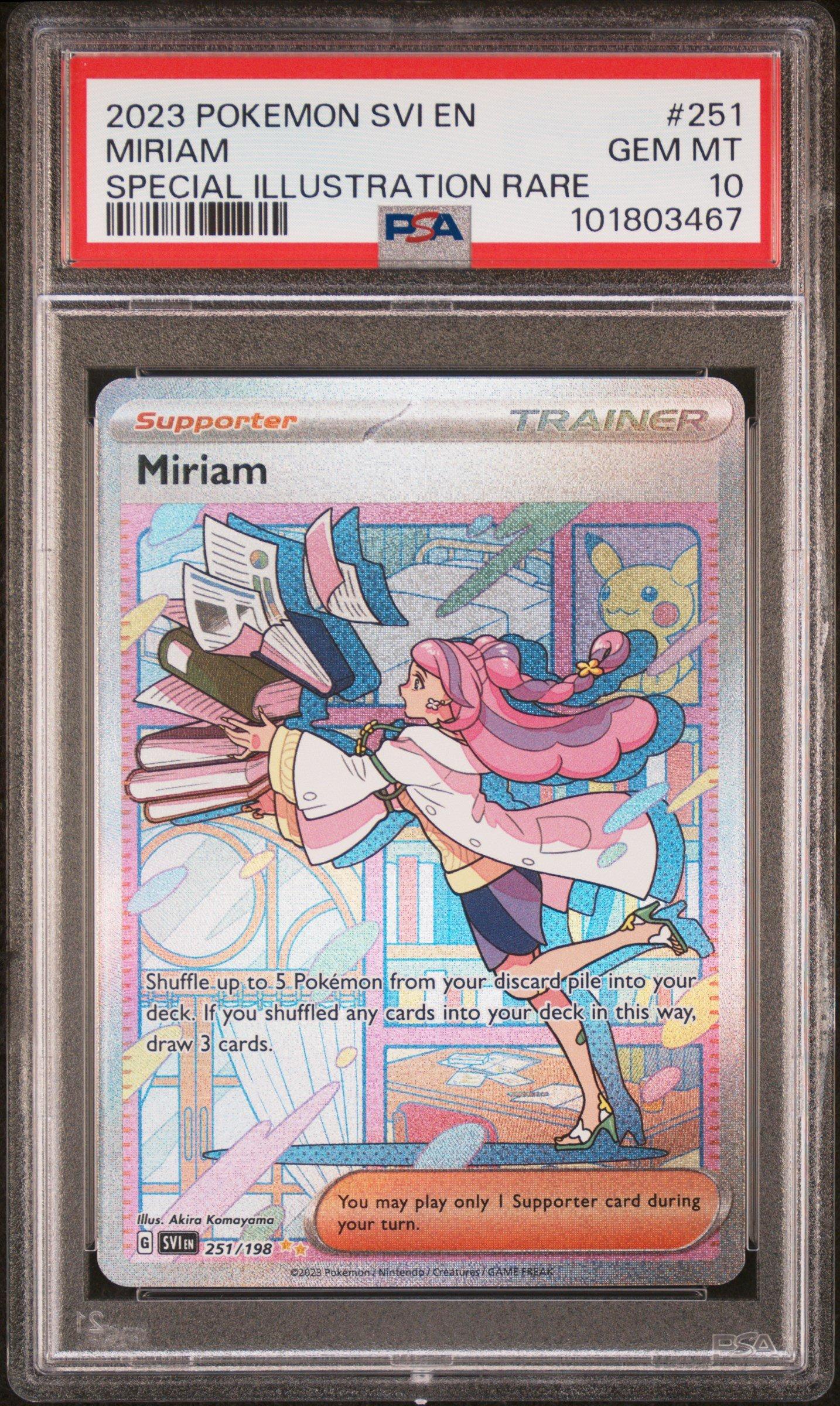 2023 Pokemon Svi En-scarlet & Violet 251 Miriam Special
