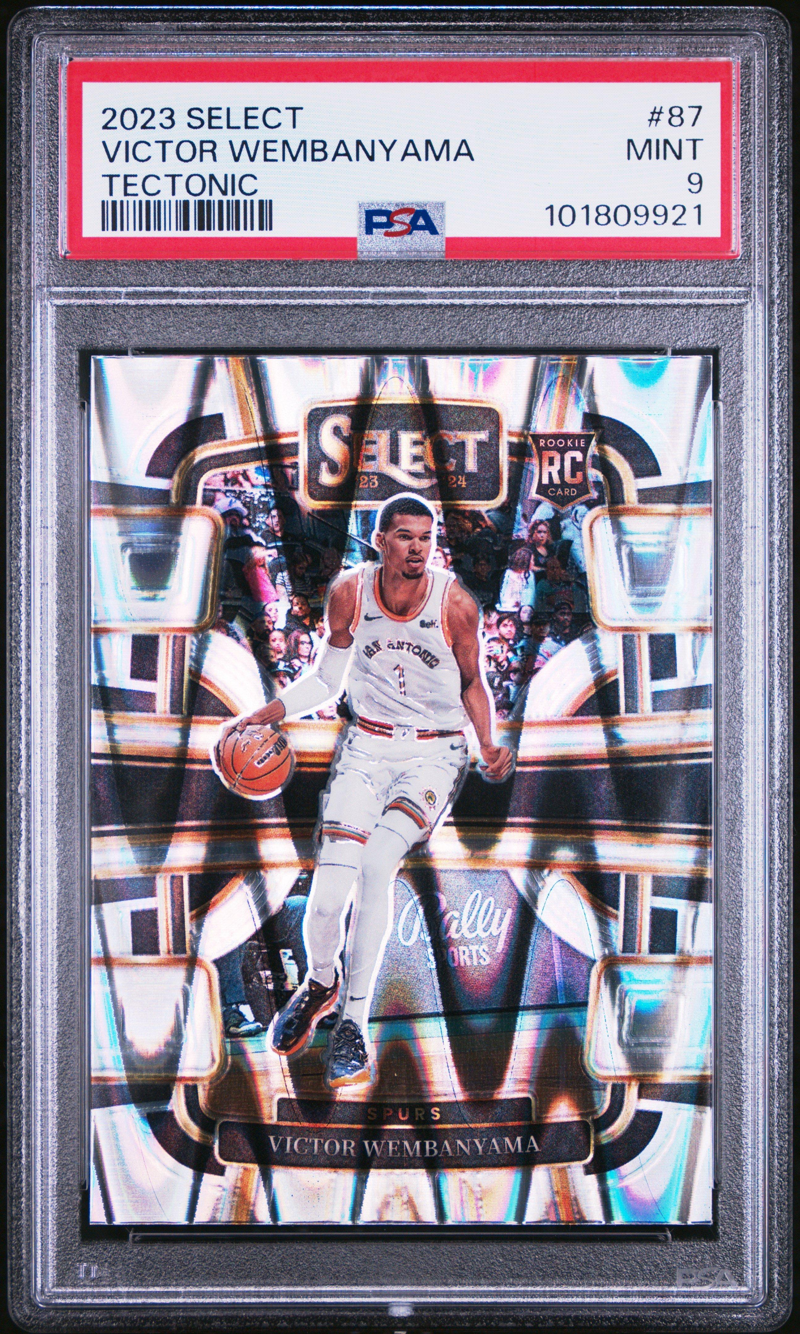 2023 Panini Select Victor Wembanyama Tectonic PSA