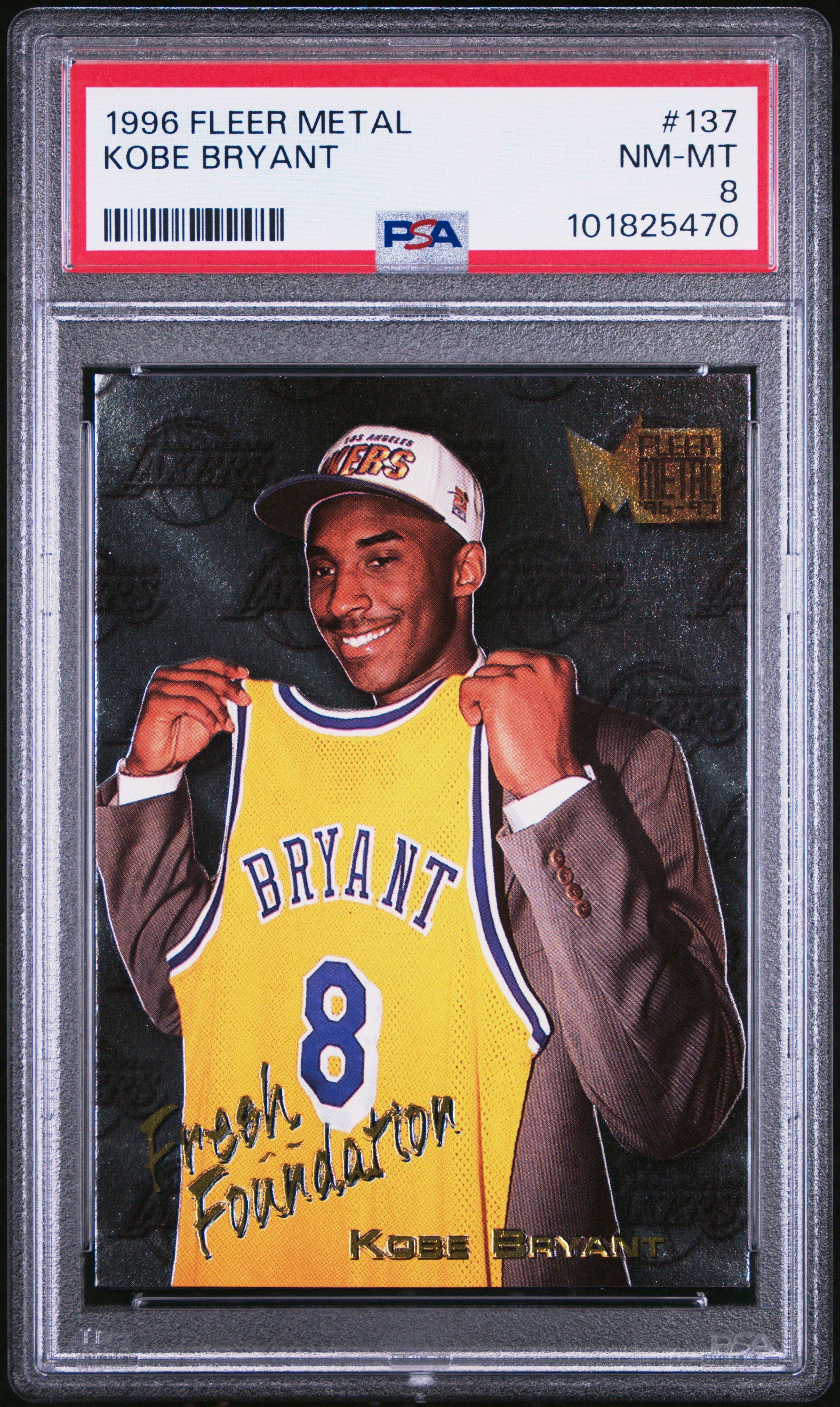 1996 Metal 137 Kobe Bryant PSA