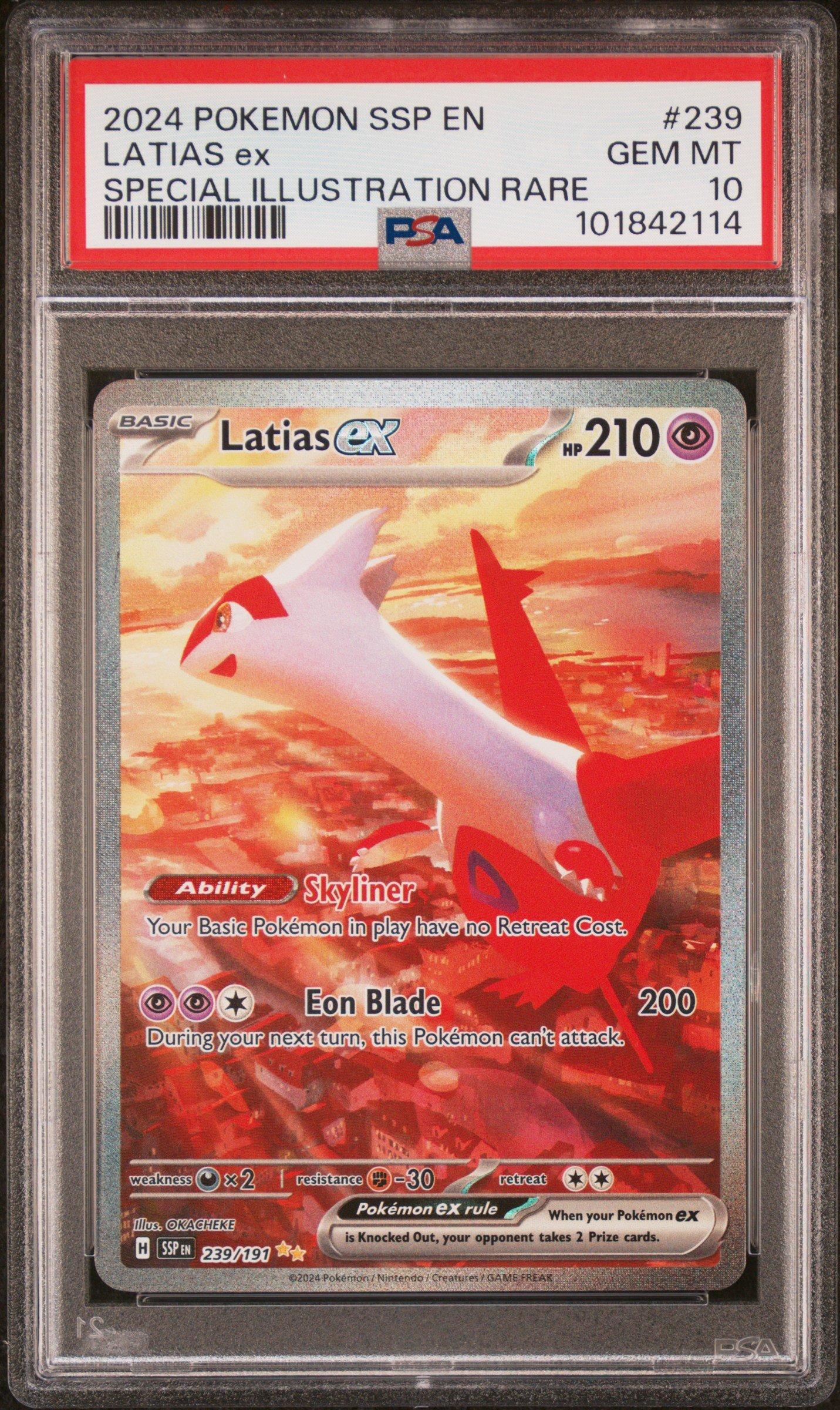 2024 Pokemon Ssp En-surging Sparks 239 Latias Ex Special
