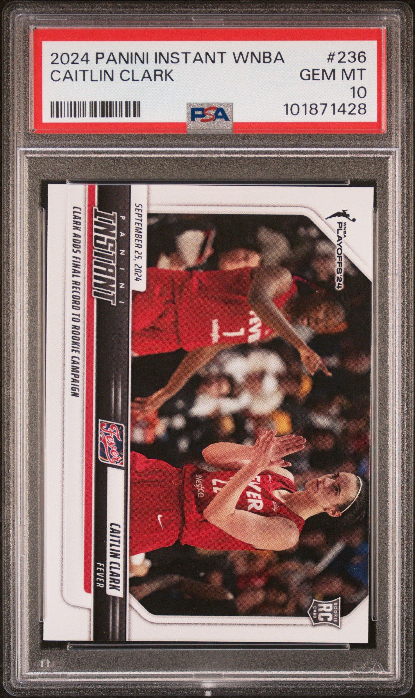 2024 Panini Instant Wnba 236 Caitlin Clark PSA 10