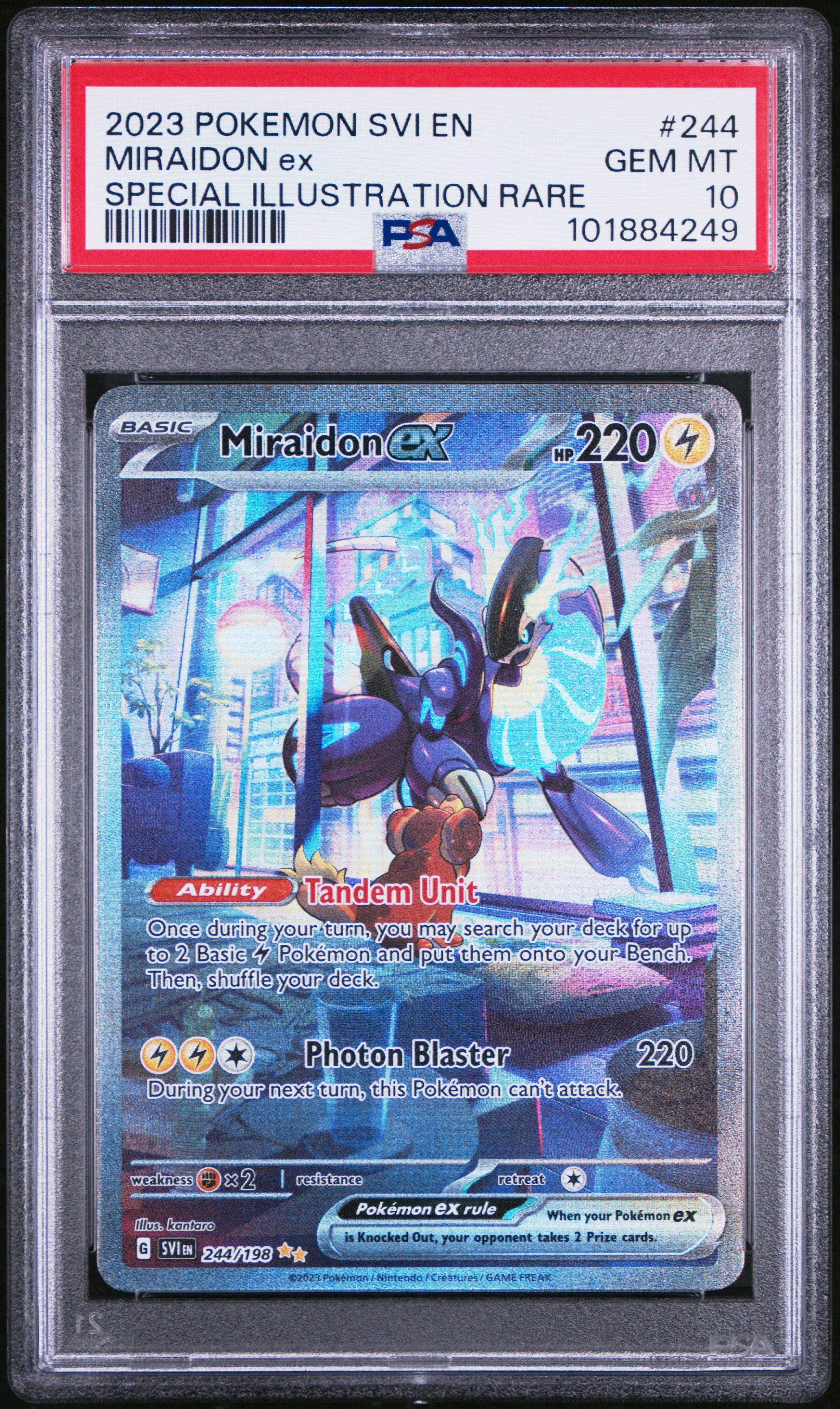 PSA 10 Miraidon 048/SV-P Shield Battle Limited Promo Pokemon