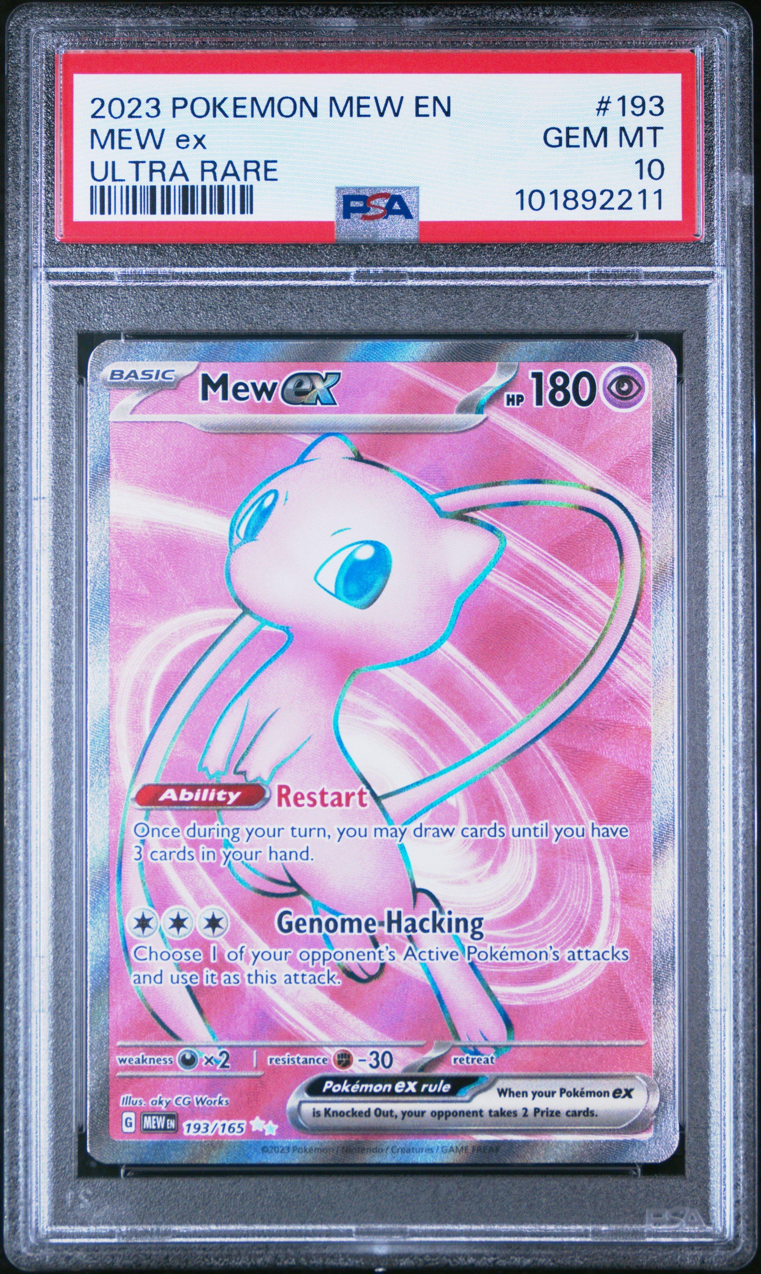 2023 Pokemon Mew En-151 193 Mew Ex Ultra Rare PSA 10 | GameStop