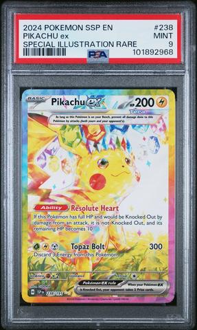 ピカチュウ　ILLUSTRATION CONTEST 2024 PSA9 4連番 ピカチュウ プロモ イラストレーターコンテスト2024 psa9 - メルカリ