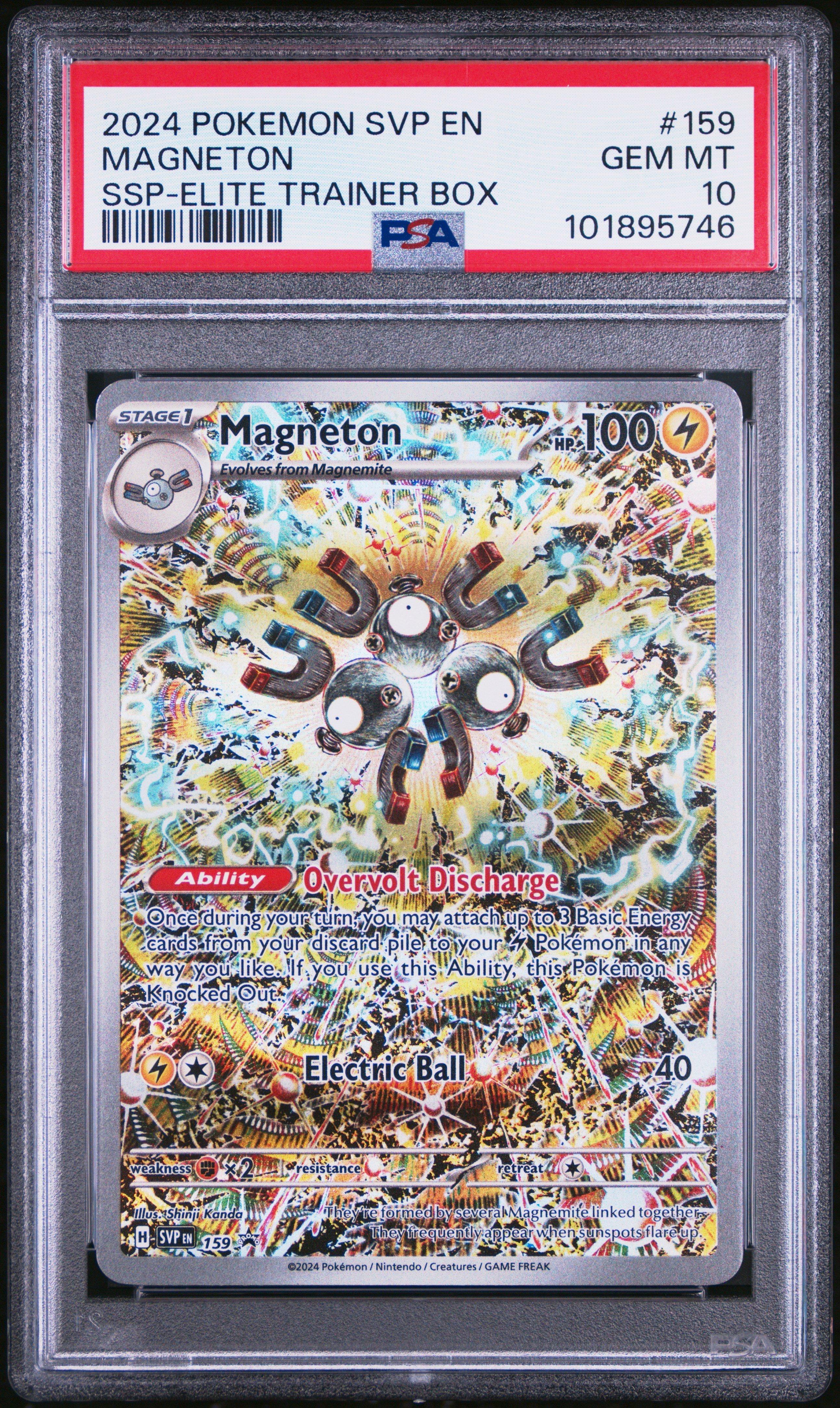 2024 Pokemon Svp En-sv Black Star Promo 159 Magneton Surging