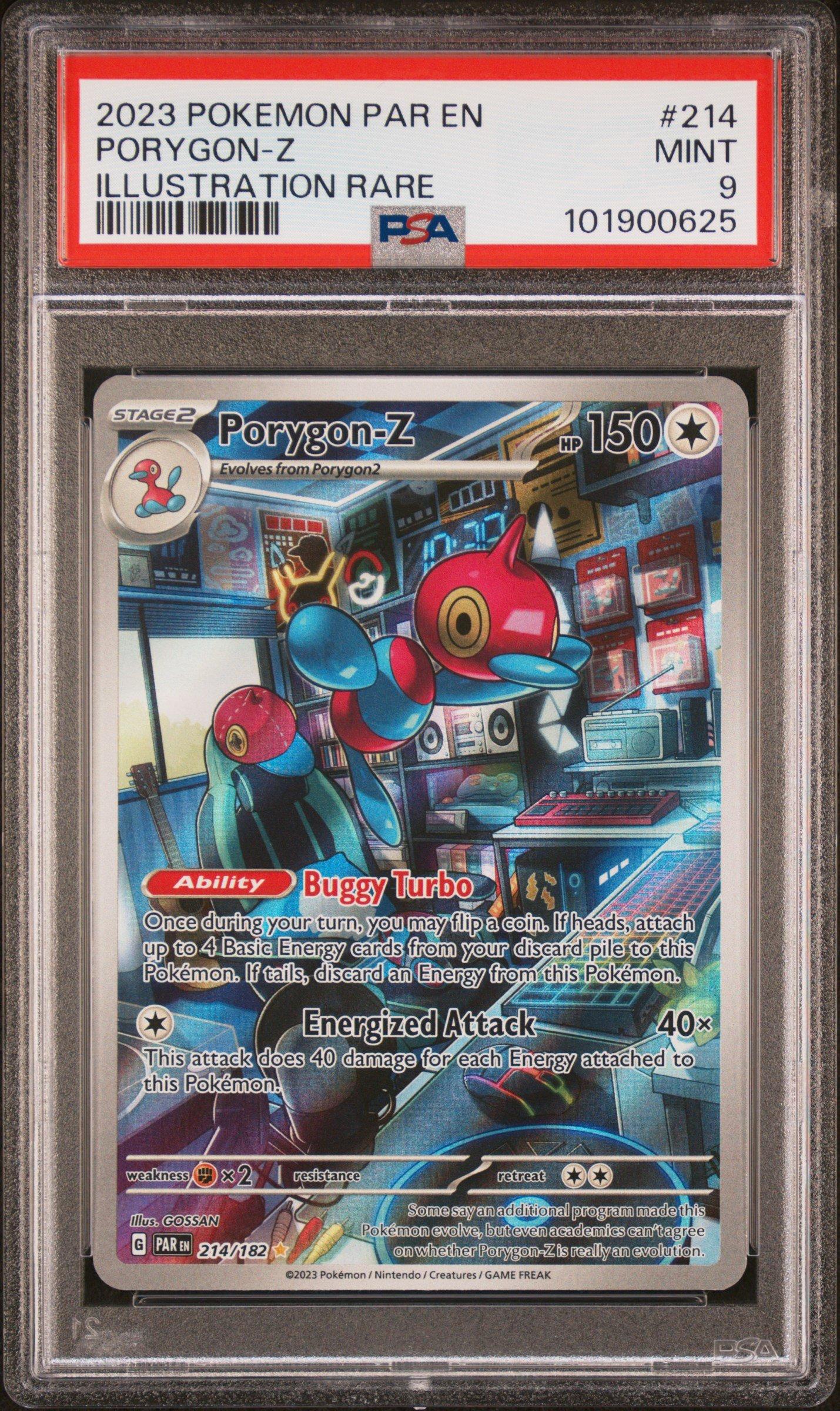 2023 Pokemon Par En-paradox Rift 214 Porygon-z Illustration Rare PSA 9  Graded Card | GameStop