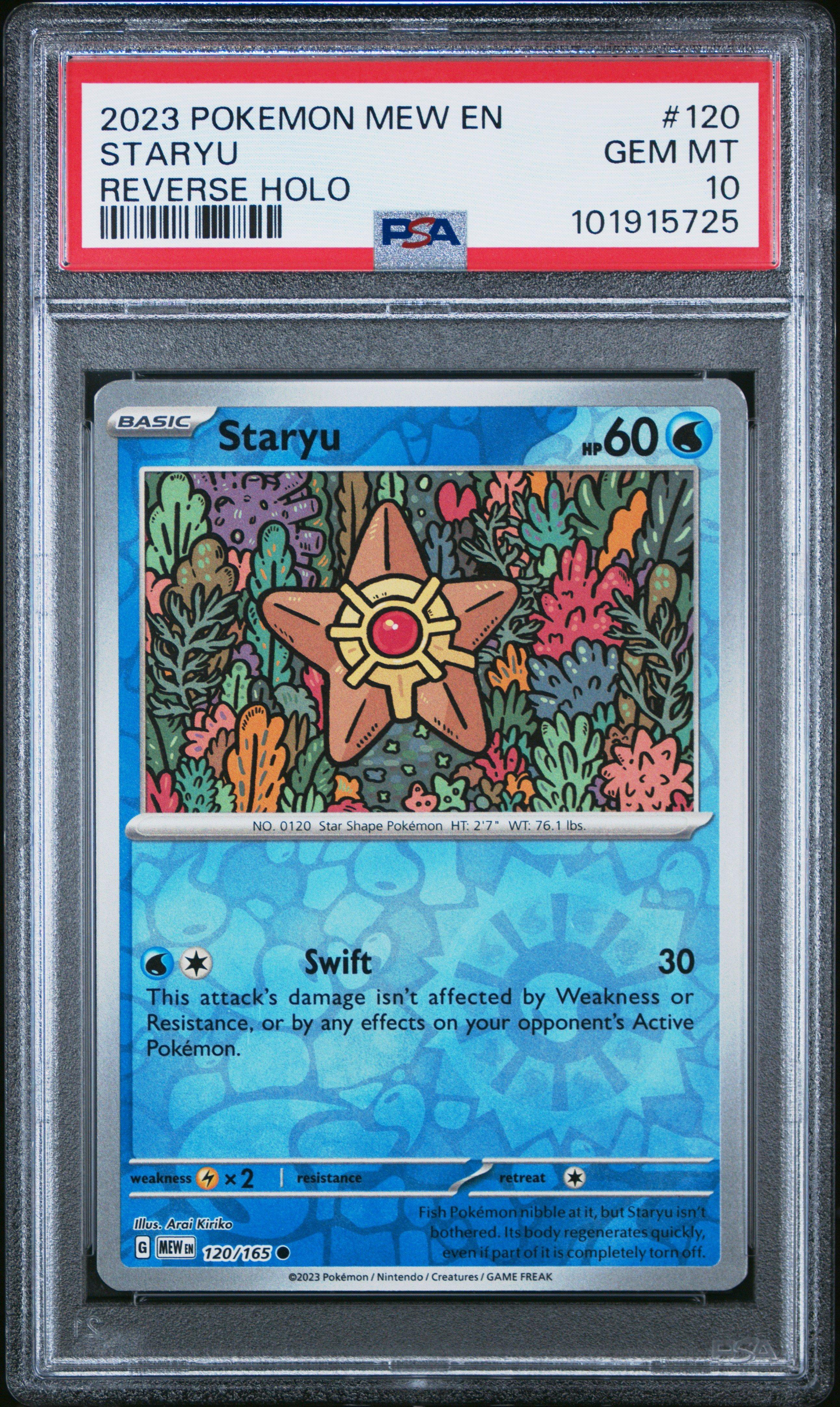 pokemon staryu card Staryu TCG Classic 004/032 main image 0