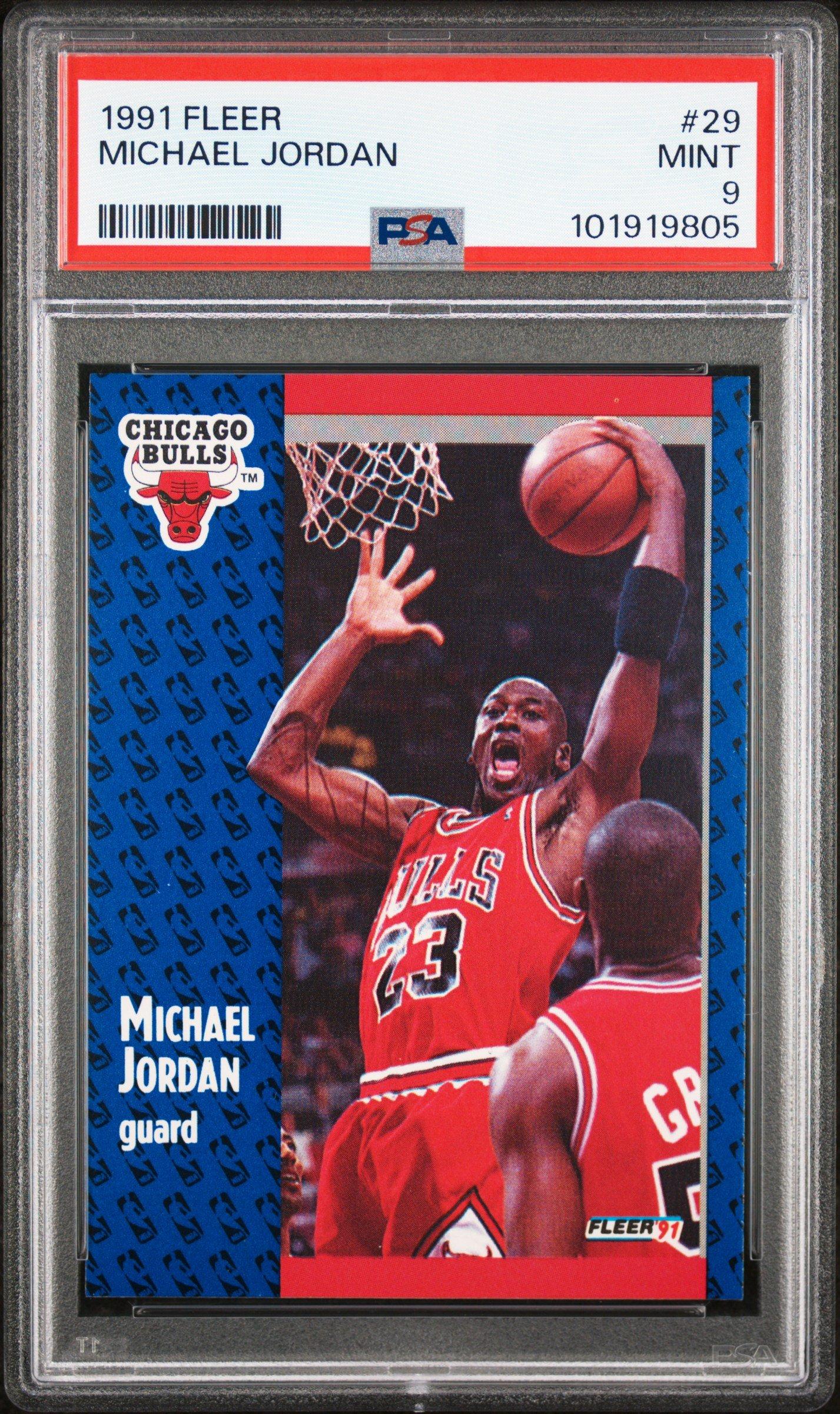 1991 Fleer 29 Michael Jordan PSA