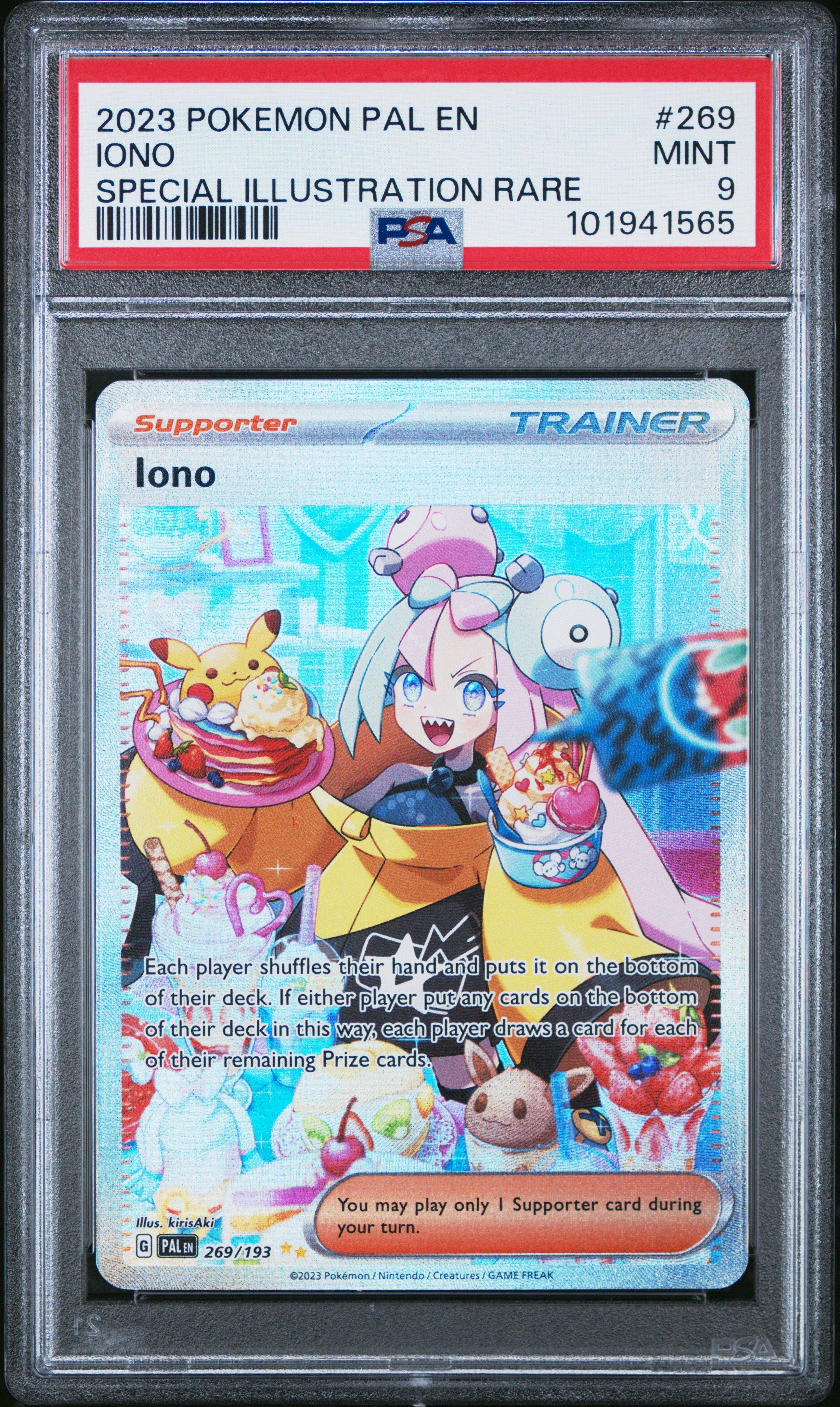 2023 Pokemon Pal En-paldea Evolved 269 Iono Special Illustration Rare PSA