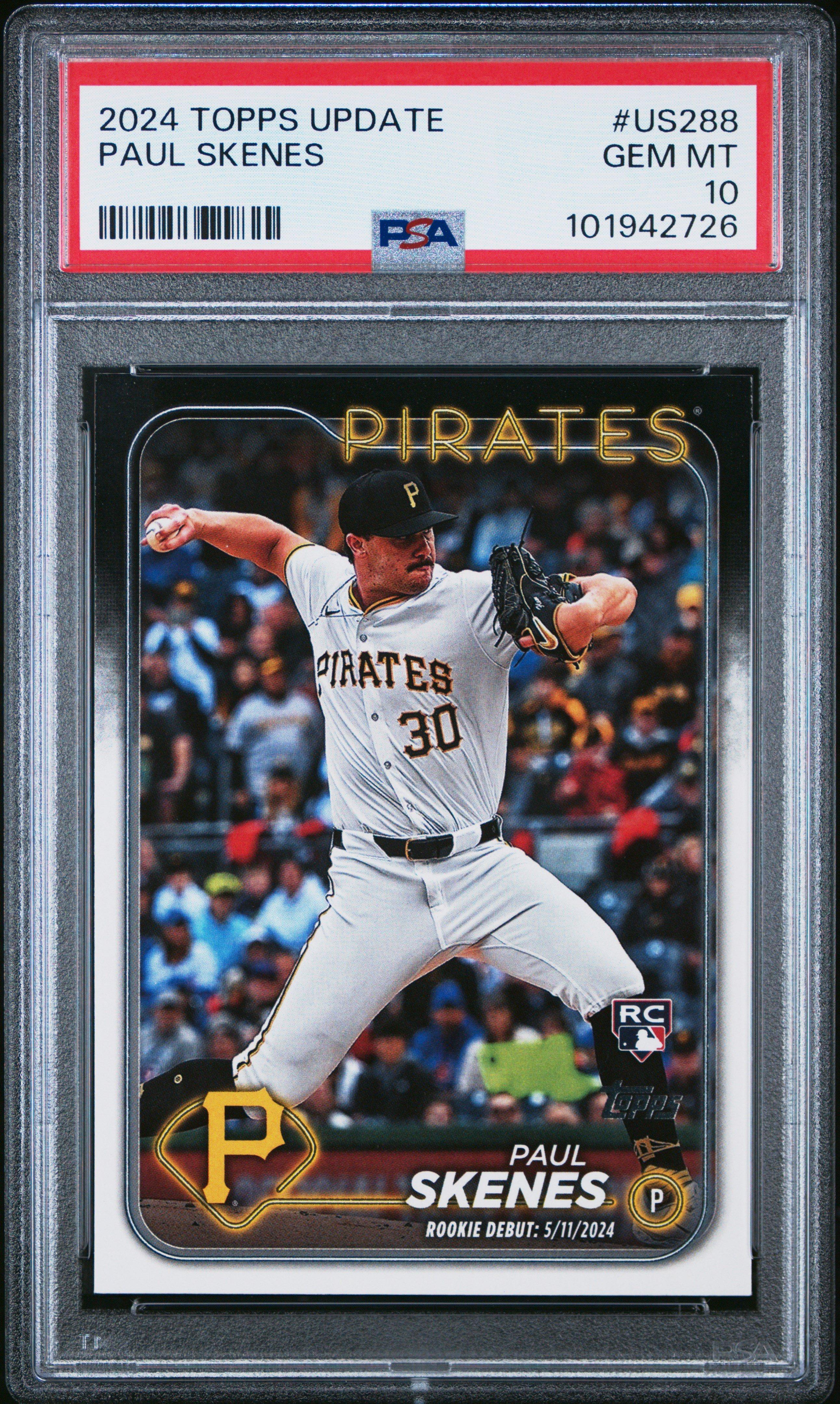 2024 Topps Update Us288 Paul Skenes PSA 10 Graded Card | GameStop