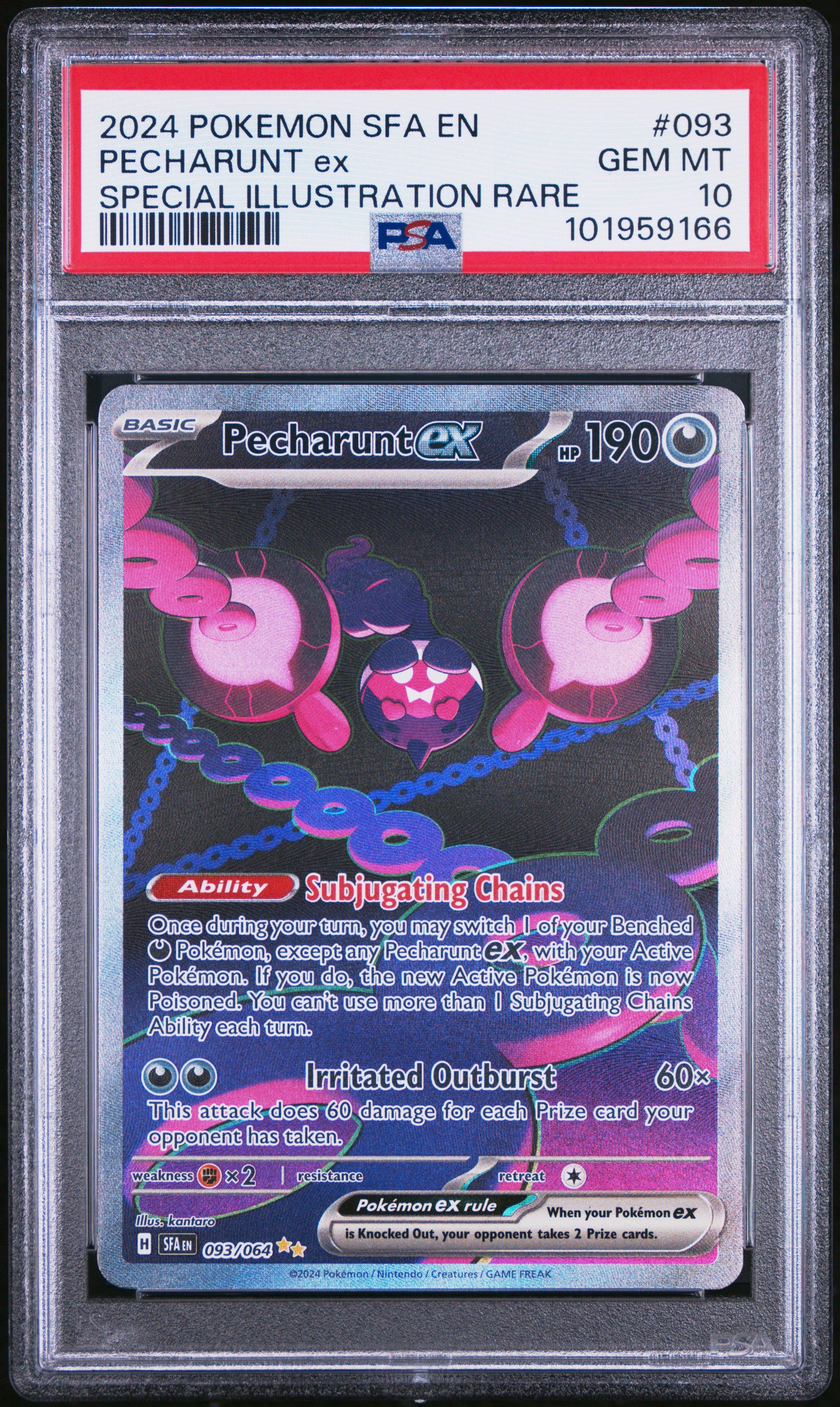 2024 Pokemon Sfa En-shrouded Fable 093 Pecharunt Ex Special