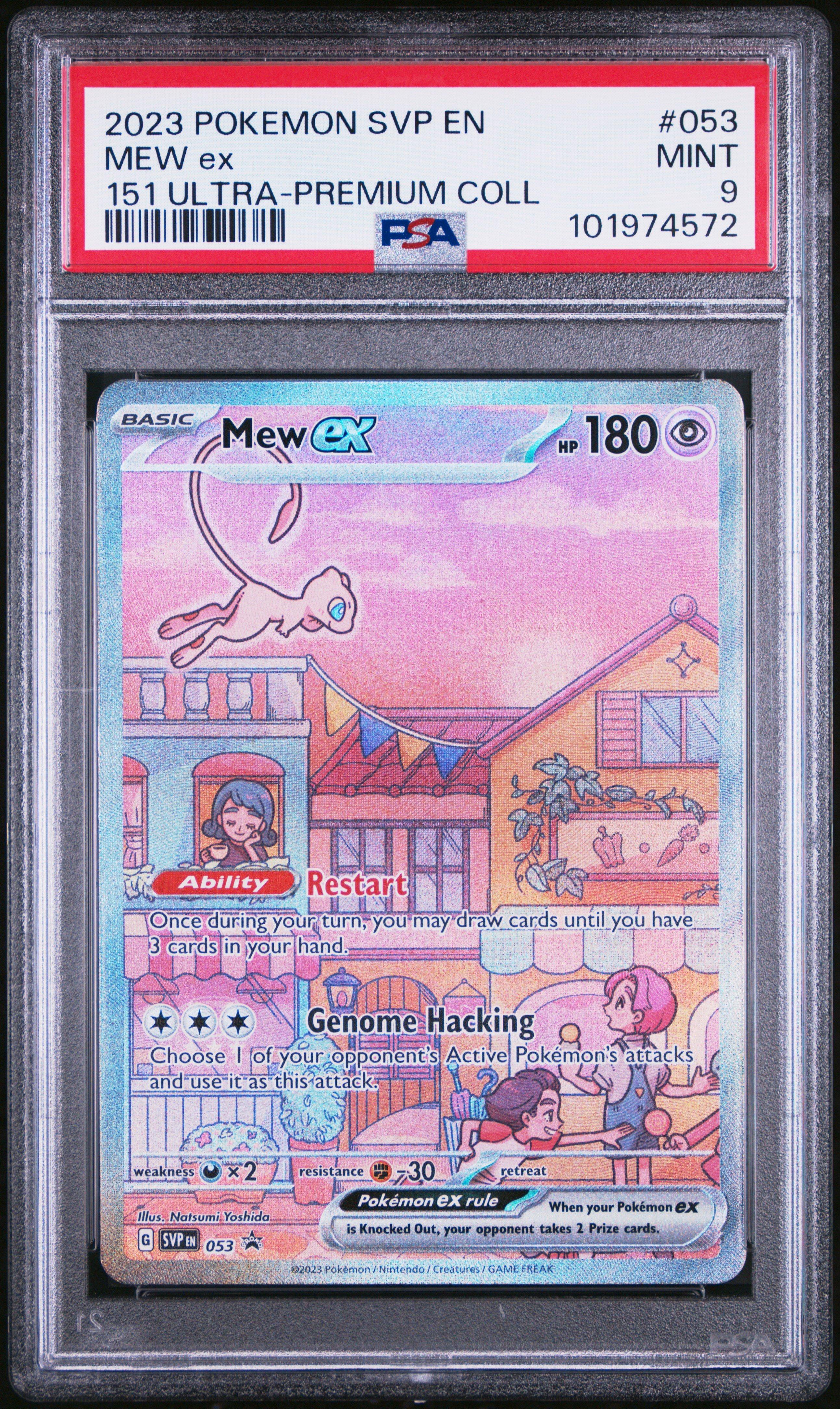 2023 Pokemon Svp En-sv Black Star Promo 053 Mew Ex 151 Ultra-premium Collection PSA 9