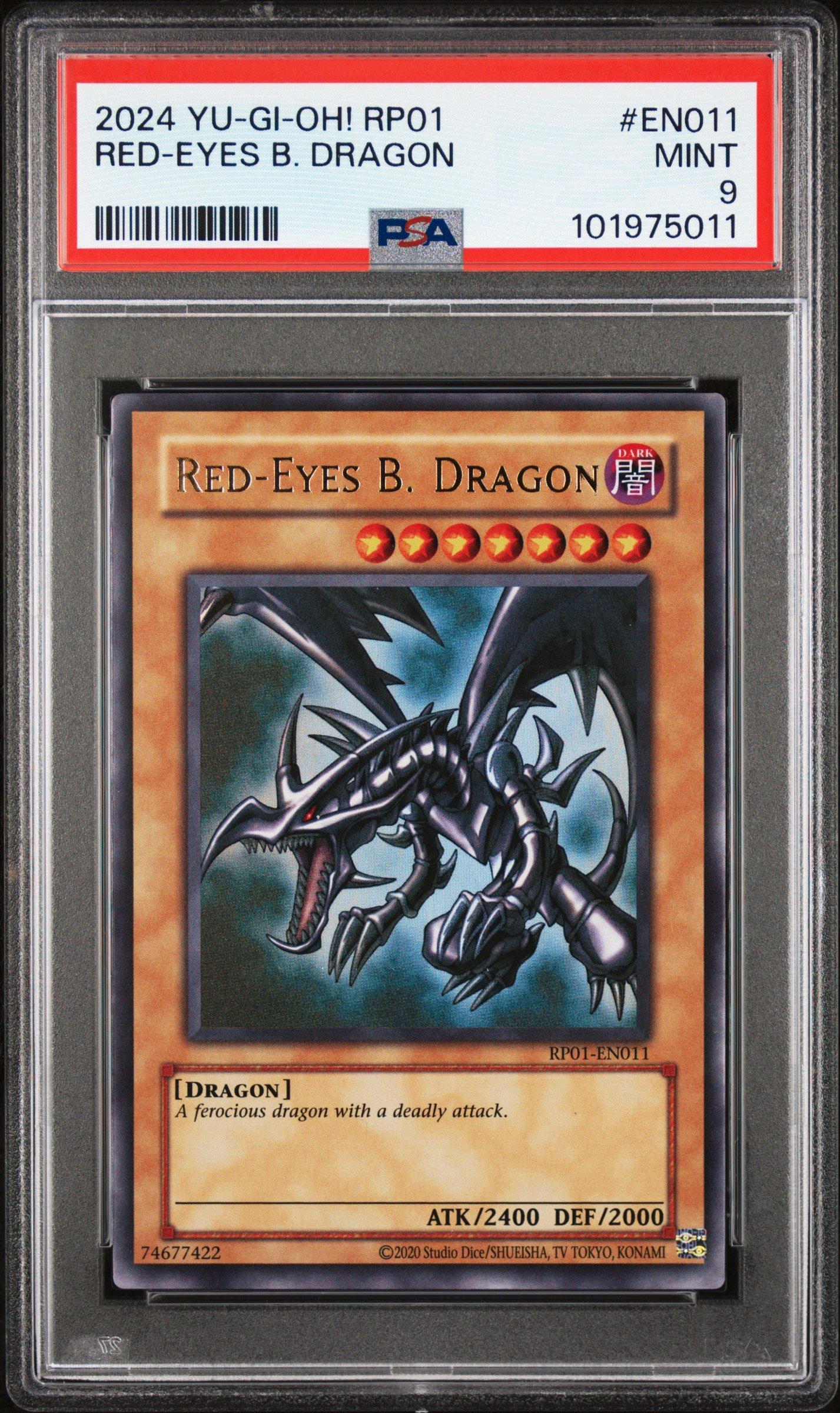 2024 Yu-gi-oh! Rp01-retro Pack En011 Red-eyes B. Dragon PSA 9