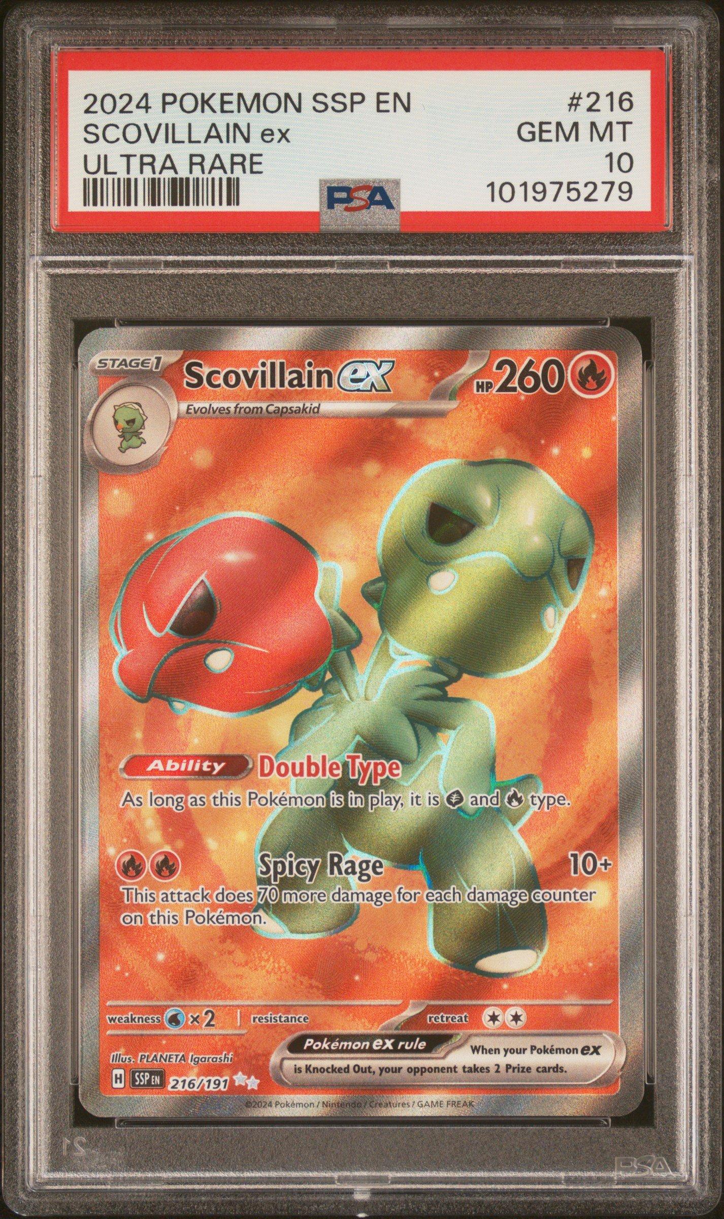 2024 Pokemon Ssp En-surging Sparks 216 Scovillain Ex Ultra Rare