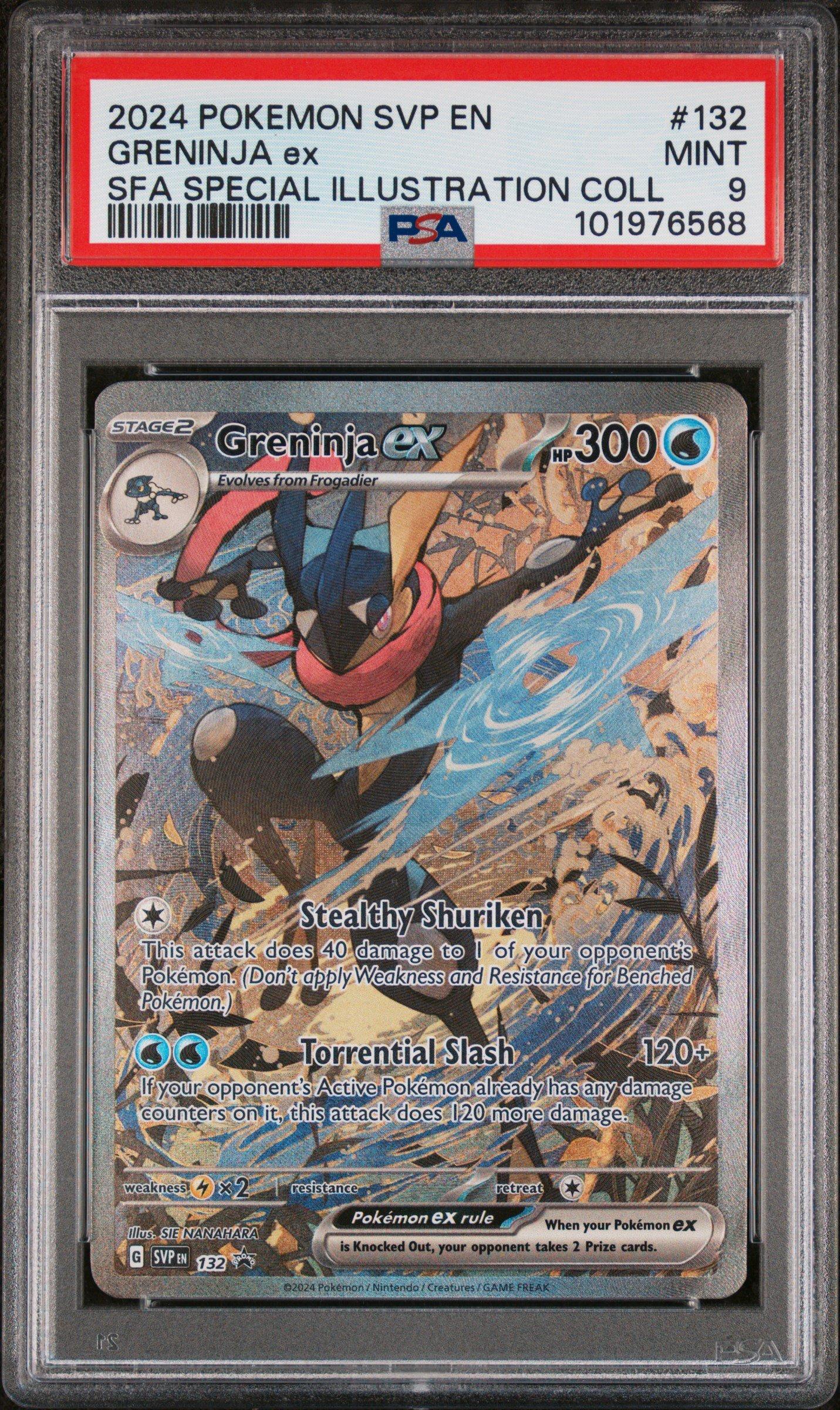 2024 Pokemon Svp En-sv Black Star Promo 132 Greninja Ex Shrouded