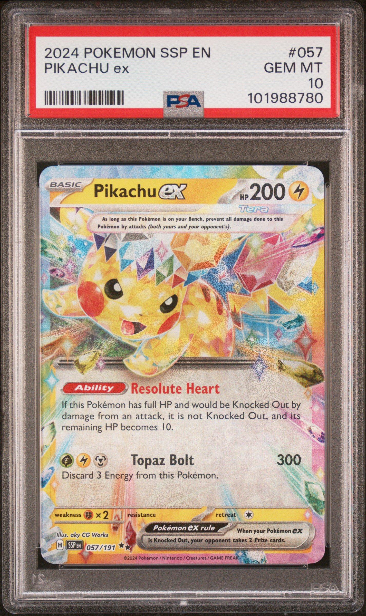 pokemon surging sparks pikachu card Surging Sparks Pikachu EX 238/191 : r/pokemoncards