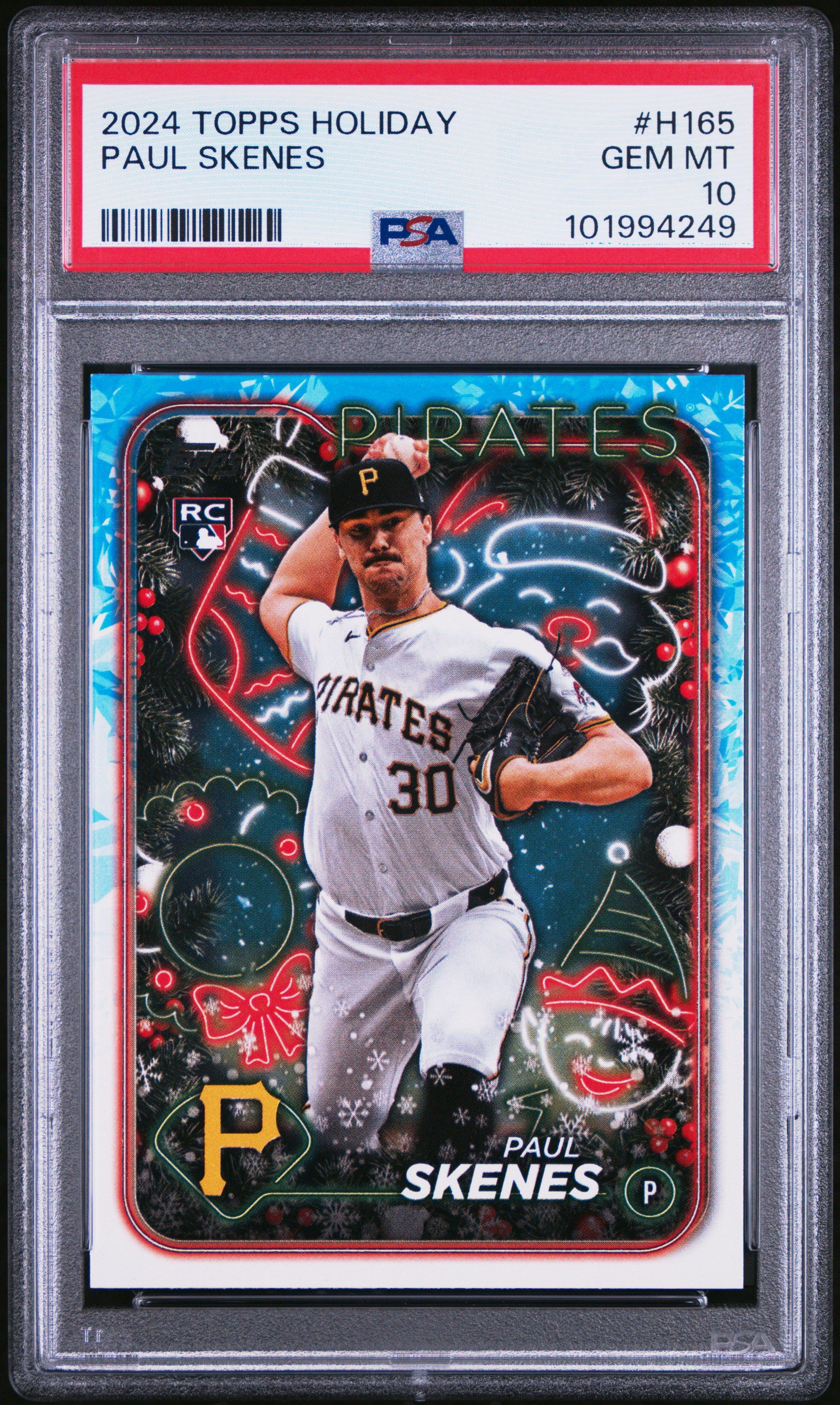 2024 Topps Holiday H165 Paul Skenes PSA 10 Graded Card | GameStop