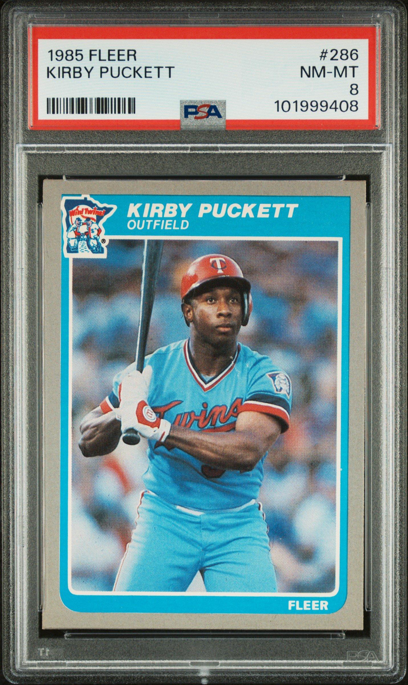 1985 Fleer 286 Kirby Puckett PSA